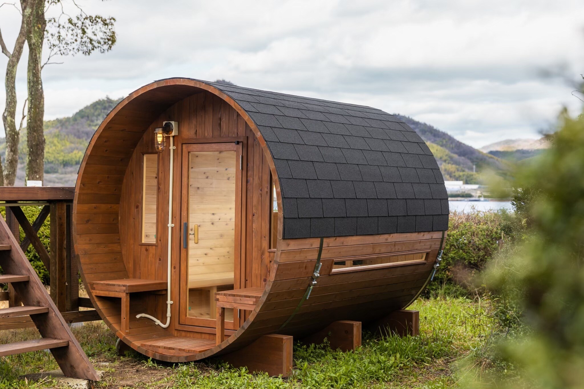 Eksterior sauna barel