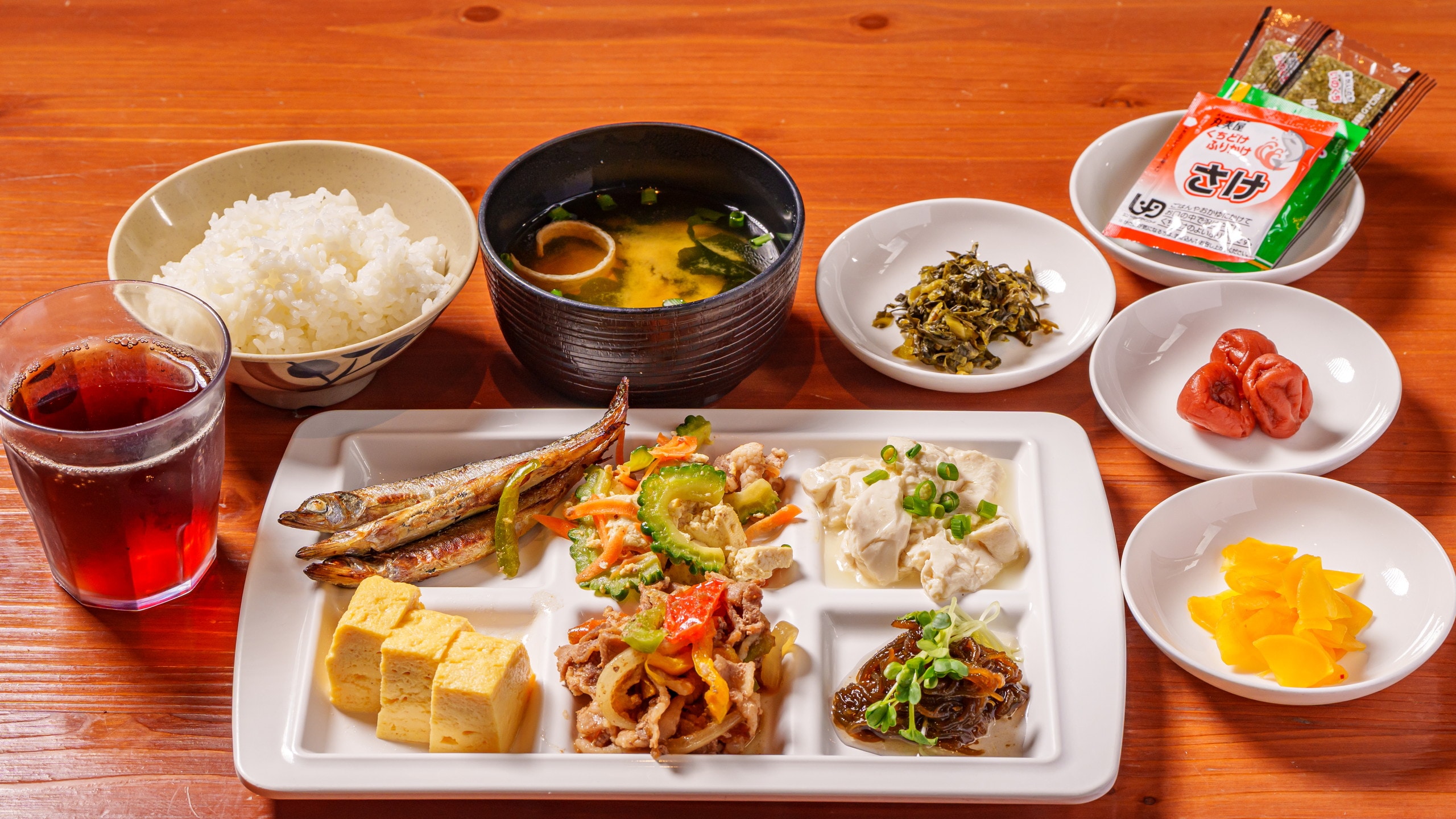 早餐安排示例：日式料理