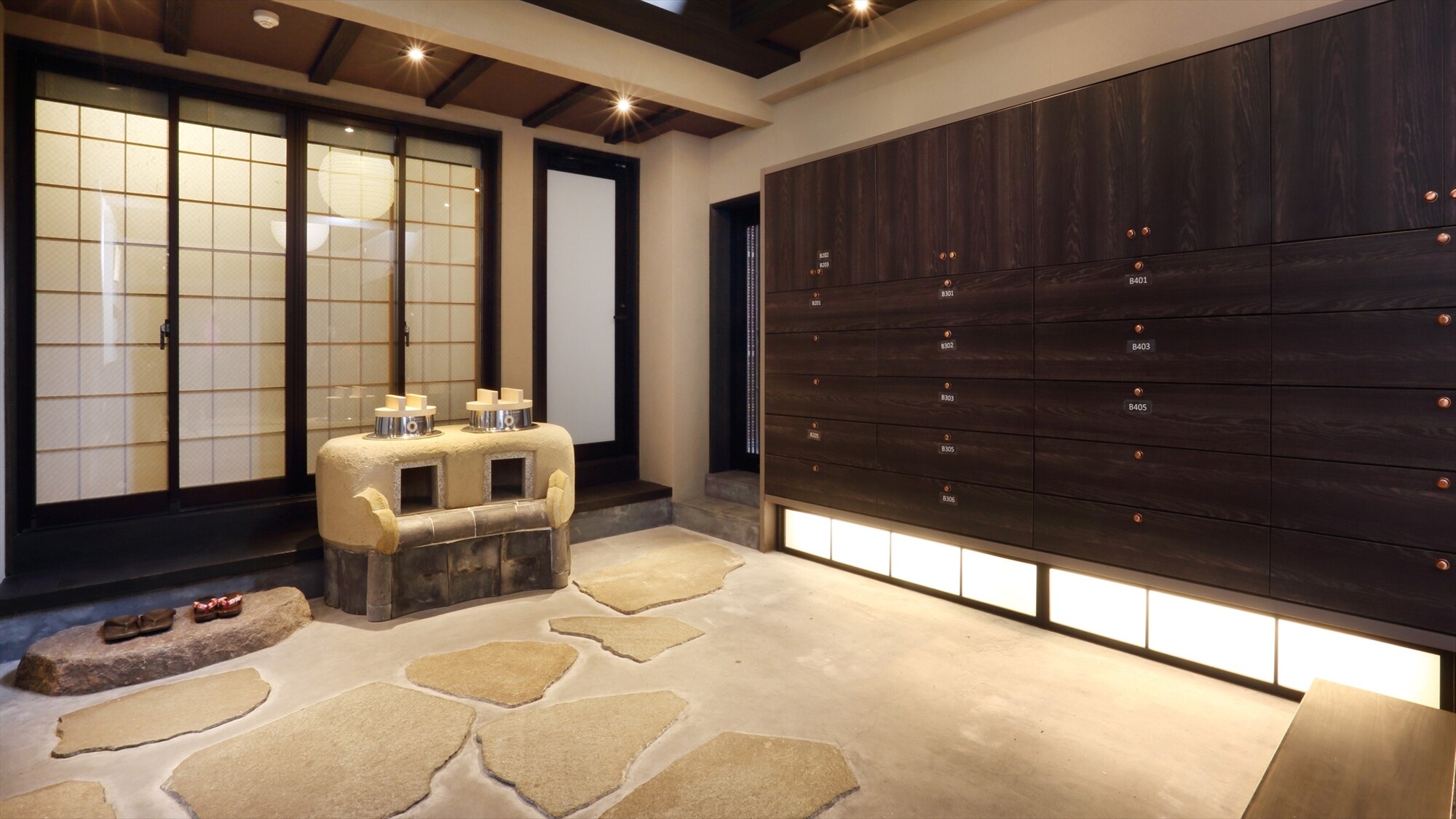 大厅内展示的 Okudosan