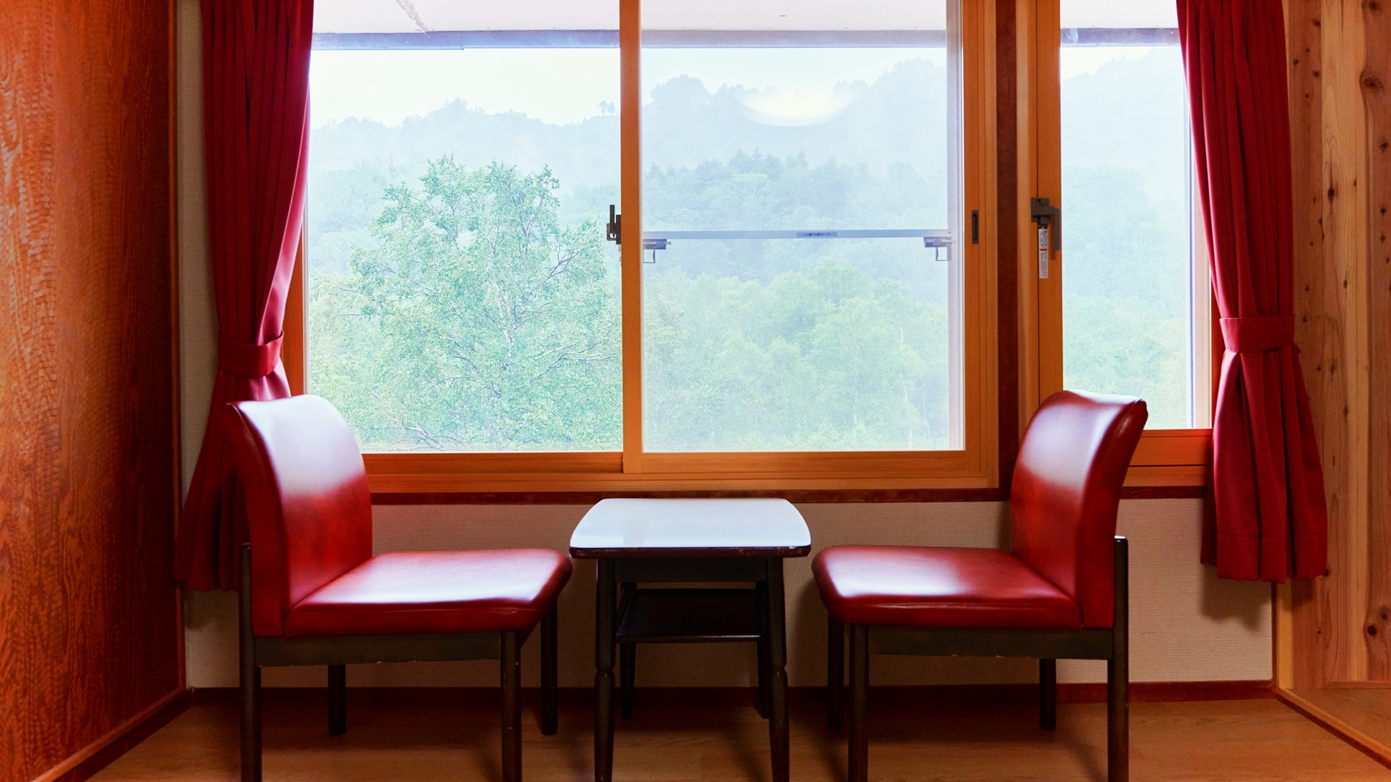 * [Garden View Japanese Room (West side)] Take a break while looking out at the birch forest where fireflies live.