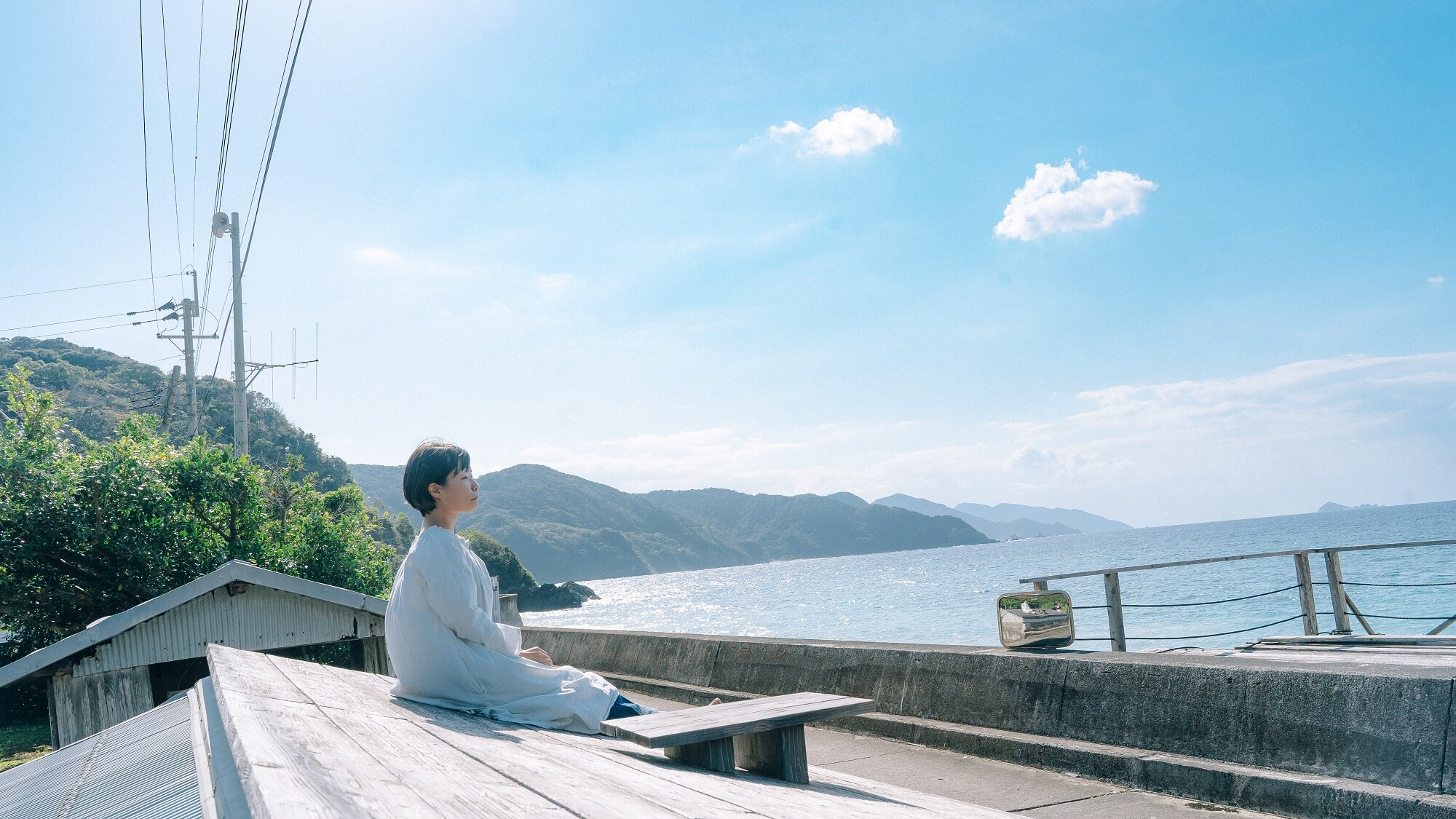 Denpaku Sea Viewing Roof Inn is an inn where you can enjoy the ever-changing beauty of the sea 24 hours a day.