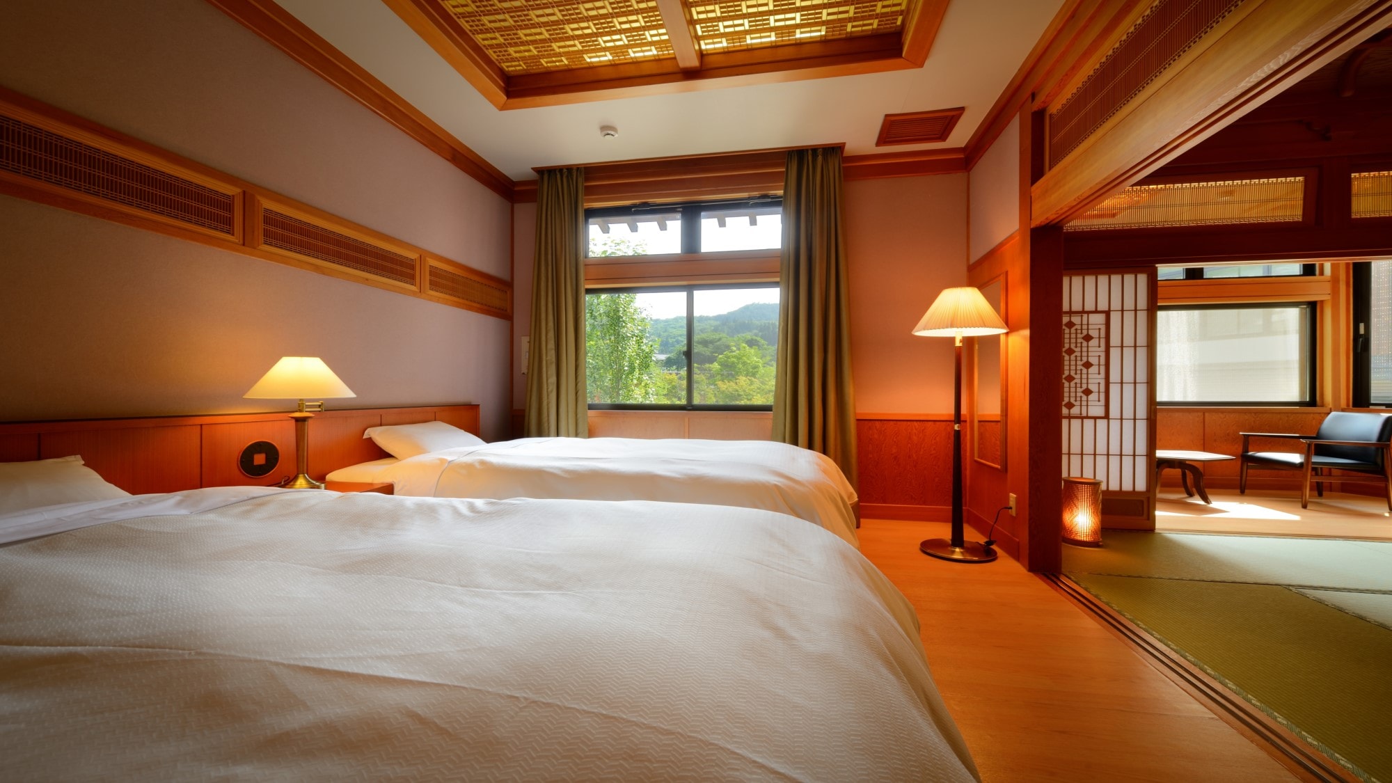 3 kamar kamar tidur Jepang dan Barat