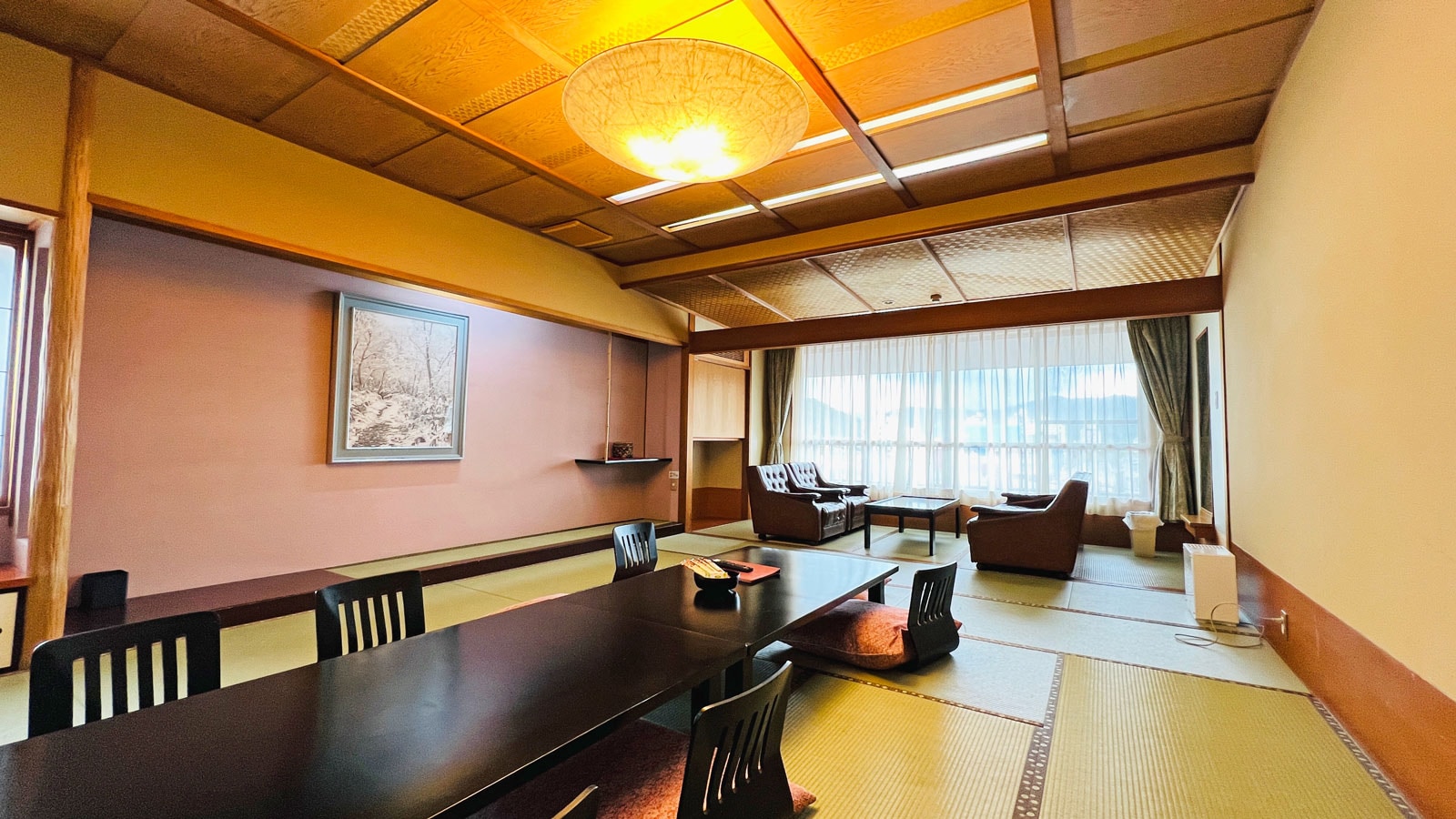◆The largest room at Hosho-tei◆Japanese-style room with 17.5 tatami mats and waiting room