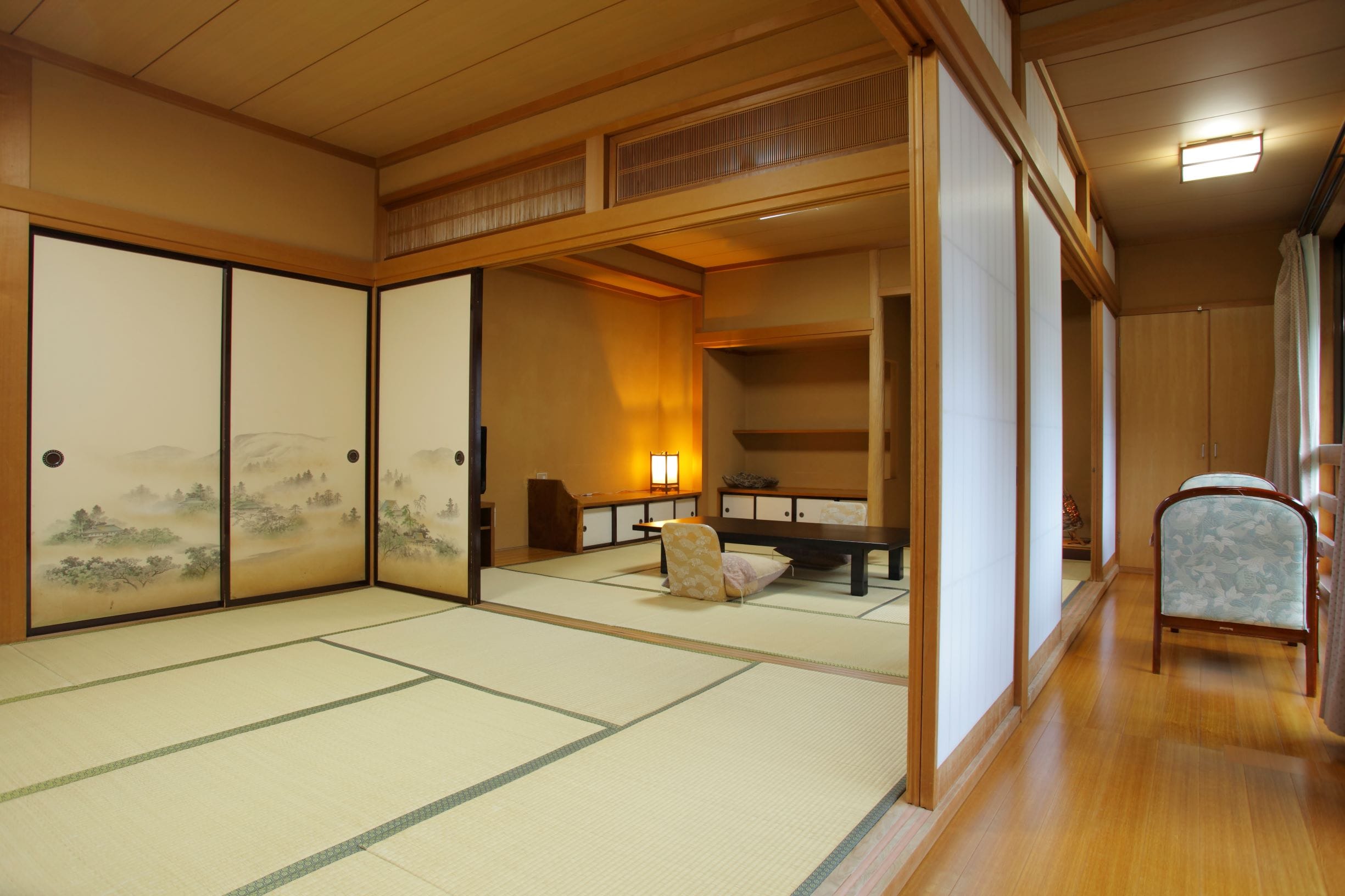 Popular with families and groups Japanese-style room for two rooms