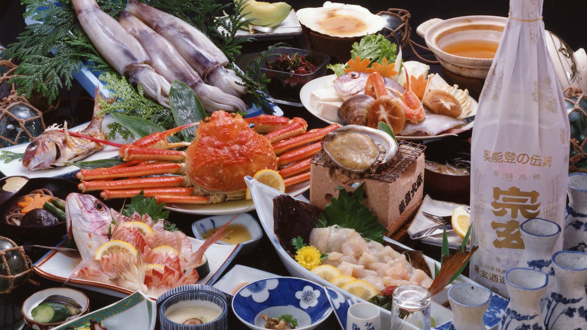 *[Example of dishes] We offer seafood caught in the nearby seas. Because it is a natural style, you can enjoy the taste of Noto itself.