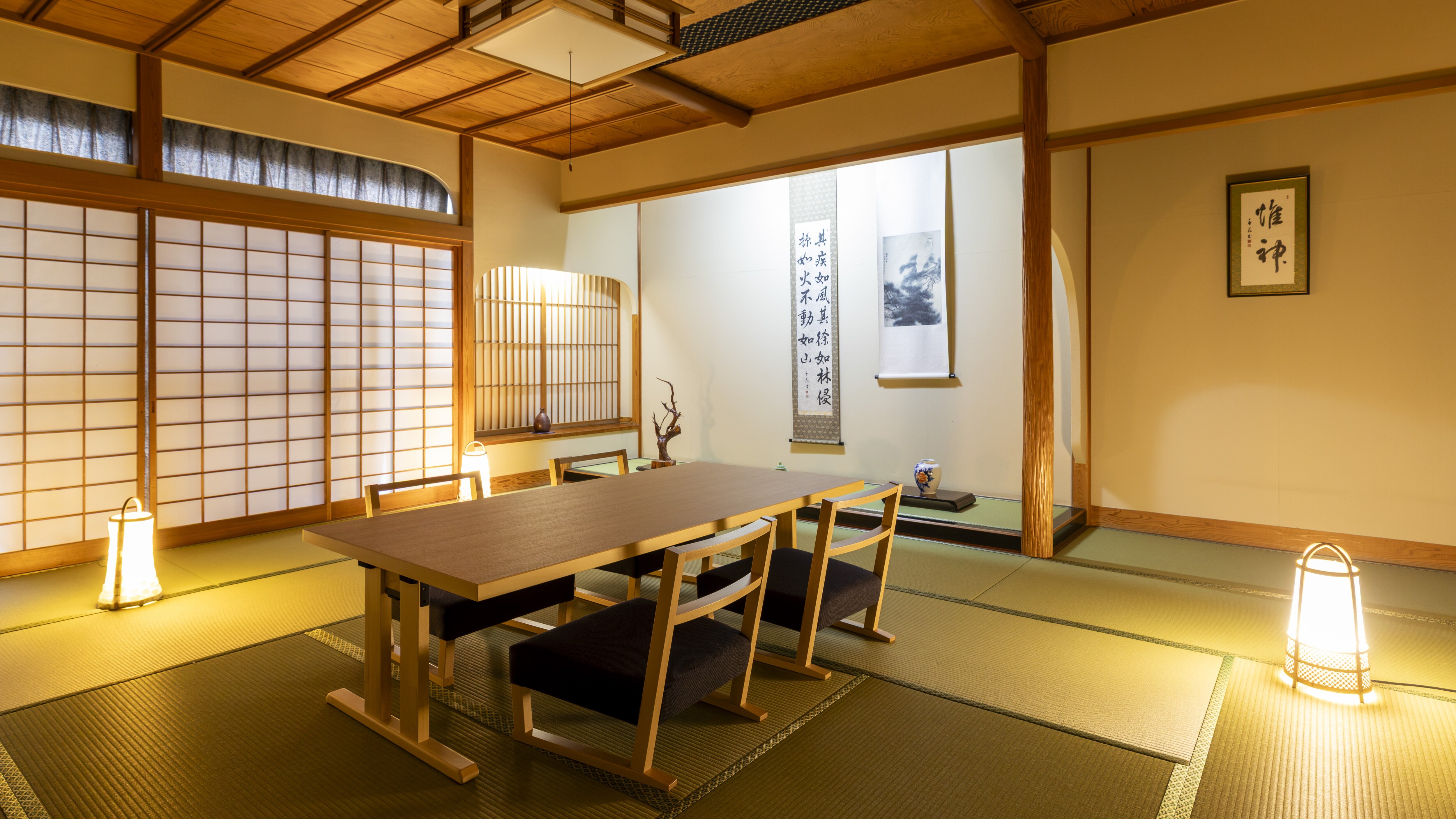 [With cypress wood indoor bath] Room 201: Fuki Room, Room 202: Zuiko Room, Japanese-style room, 73㎡