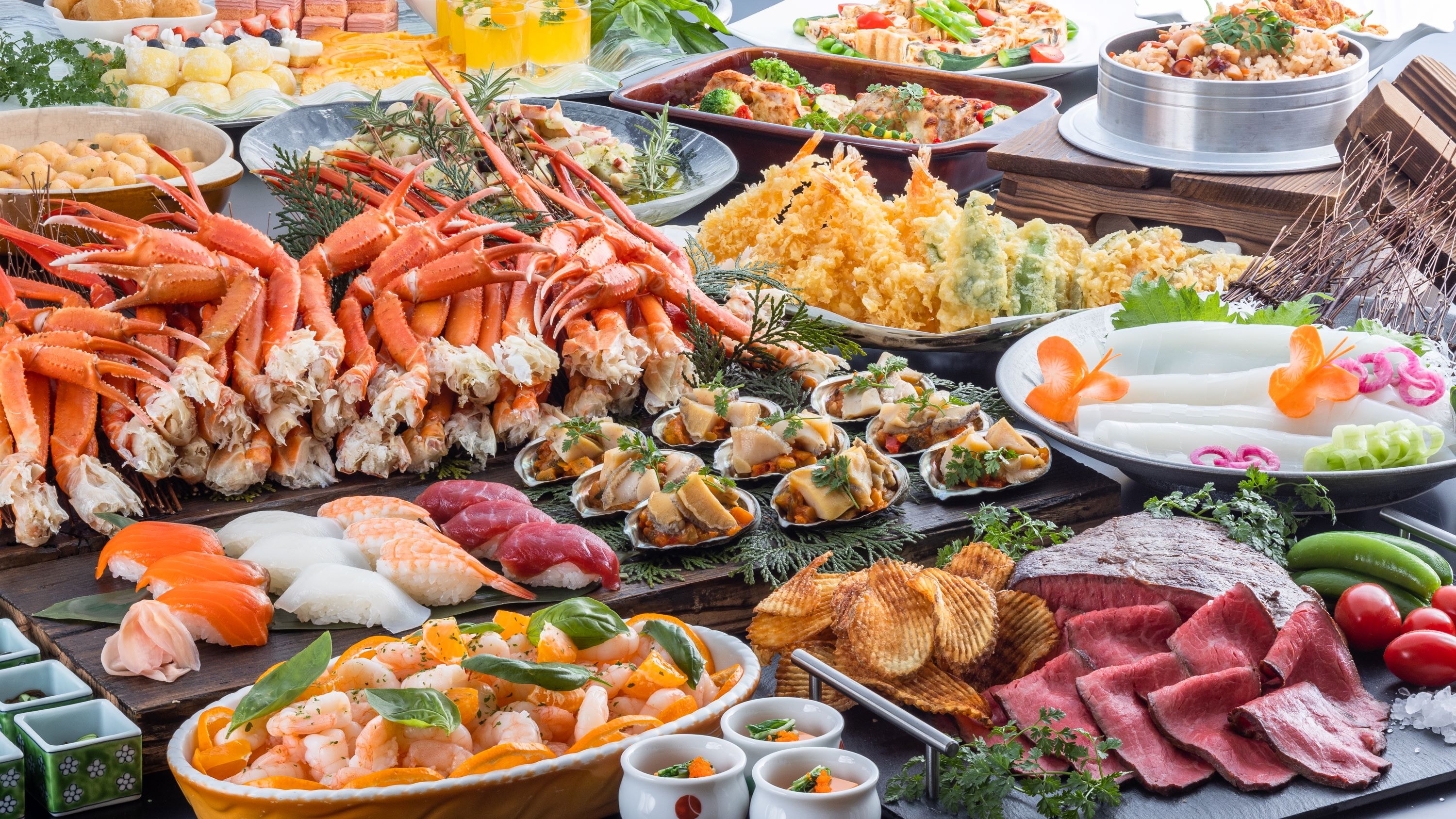 2025 夏季自助餐（6月21日至8月31日）*食物照片仅供参考。