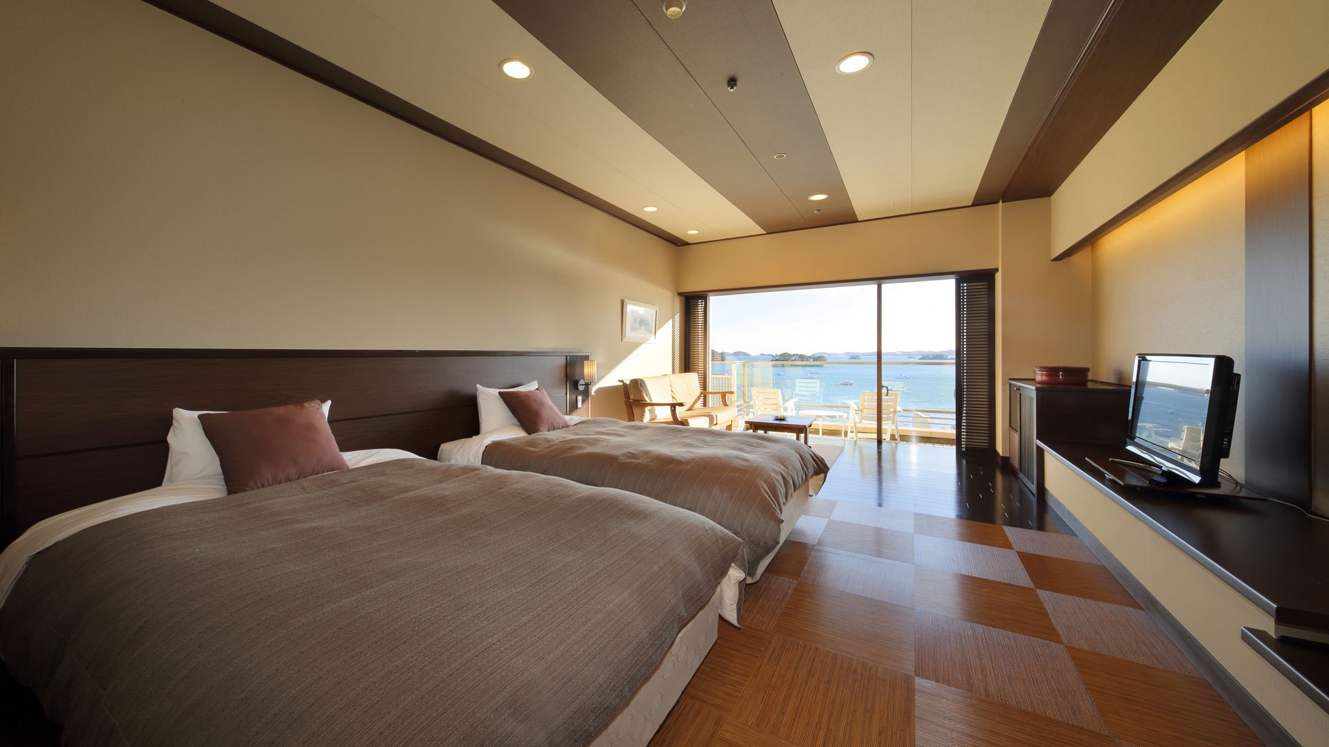 "Sakura" Basho-tei Ocean View Designer Twin Room