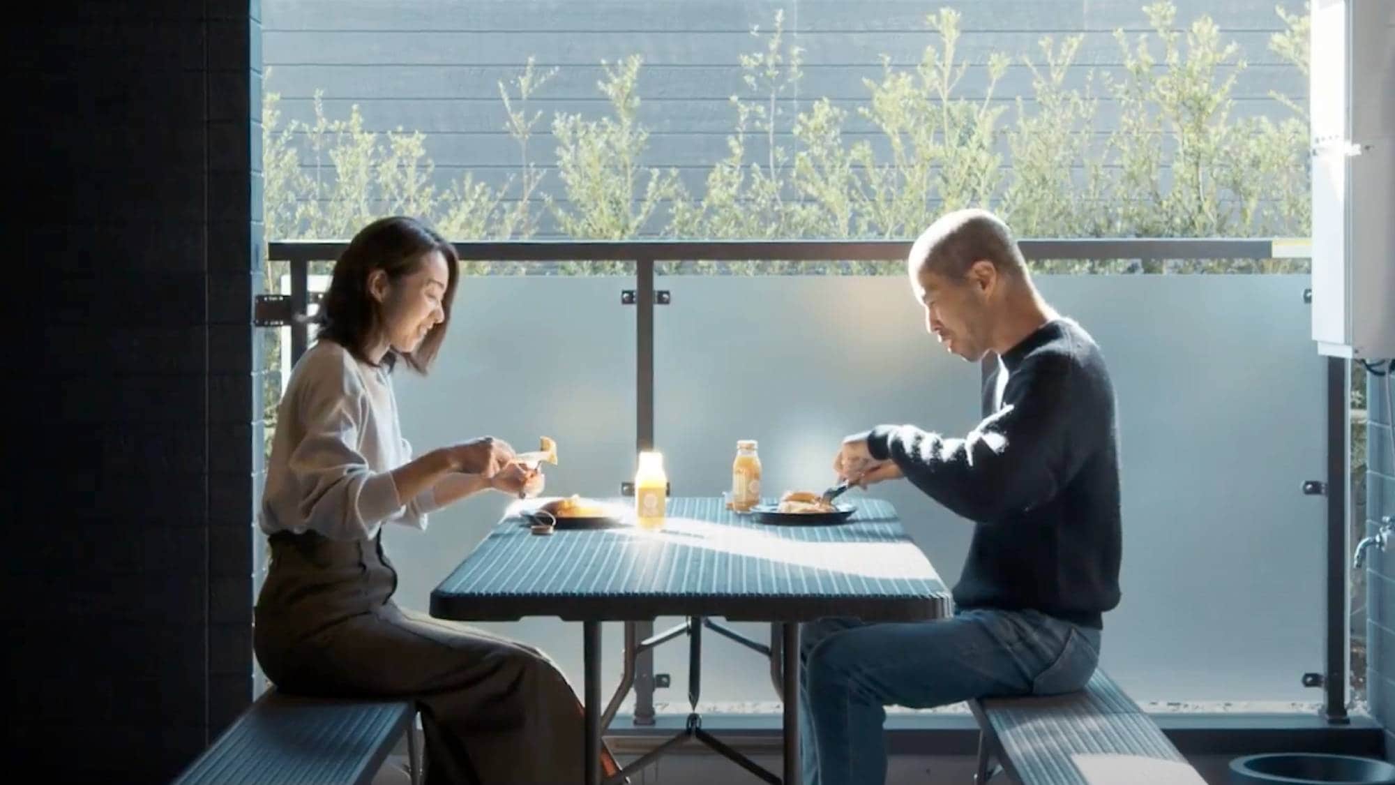 Recommended for a moment on the terrace on a sunny day