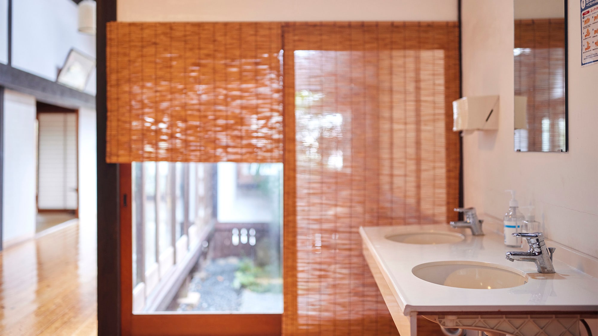 Clean washrooms are available.