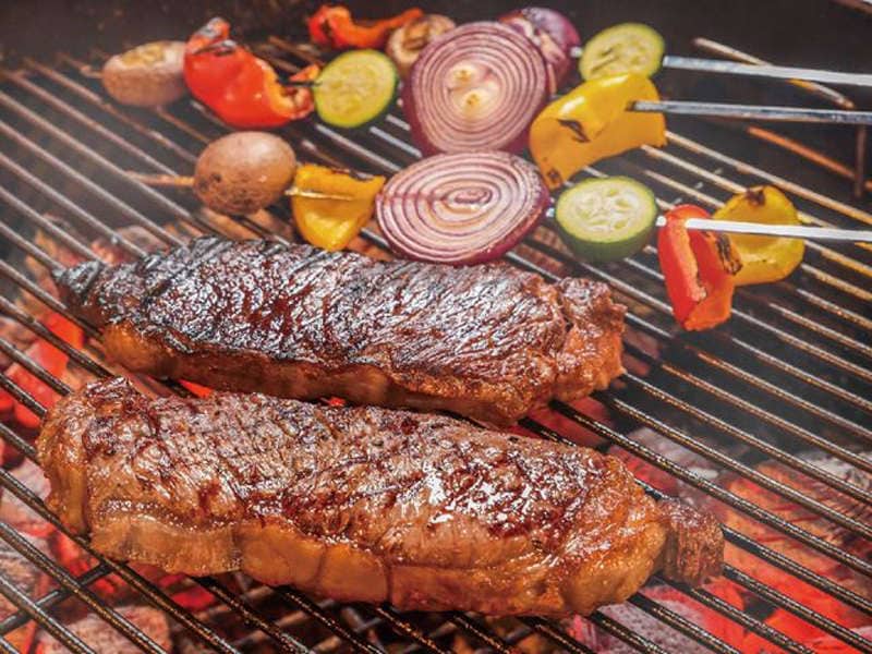 [Dinner example] Superlative grilled BBQ of meat and seafood, teppanyaki dishes, desserts after meals, etc.