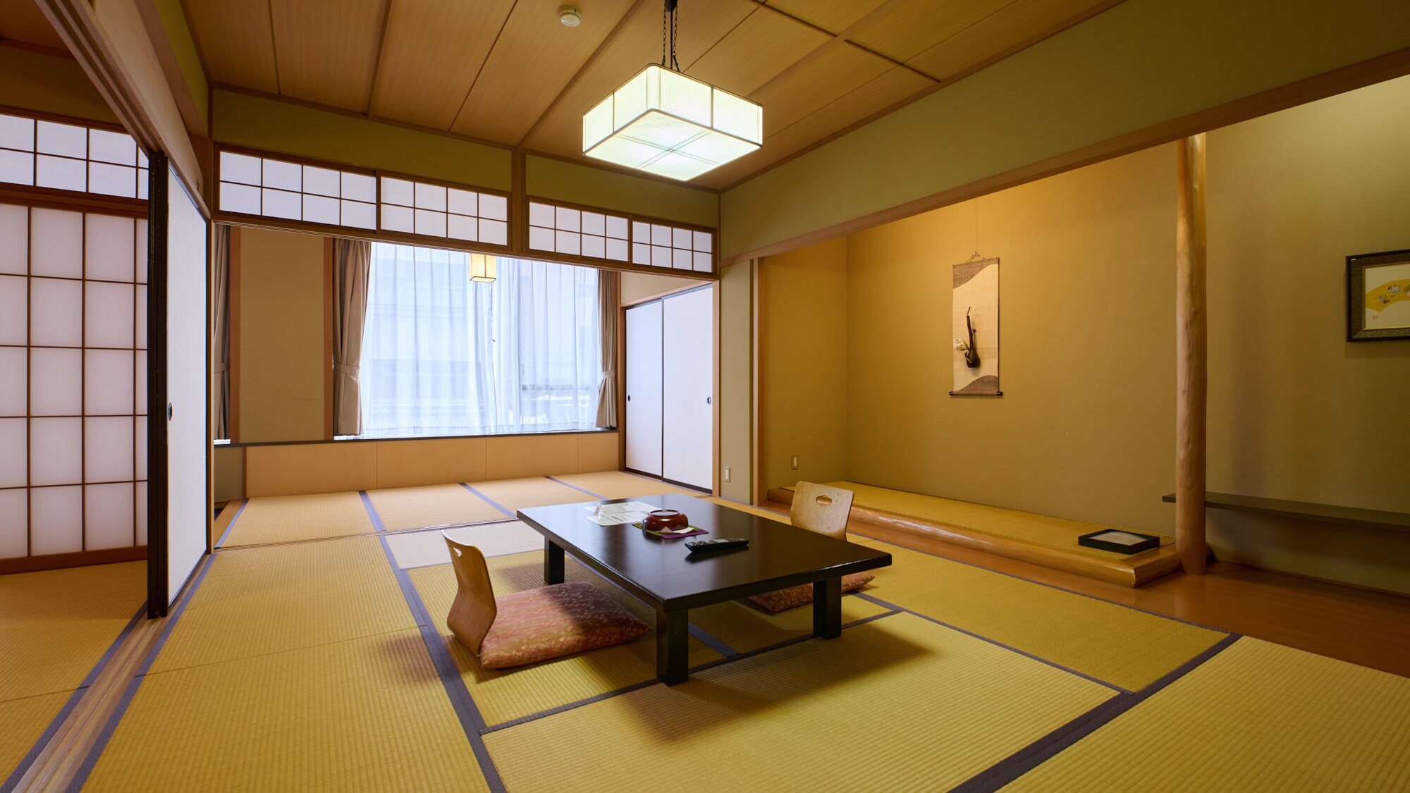 ■Phòng đặc biệt, không hút thuốc ■Phòng kiểu Nhật (10 chiếu tatami + 10 chiếu tatami) có hiên rộng, bồn tắm và nhà vệ sinh