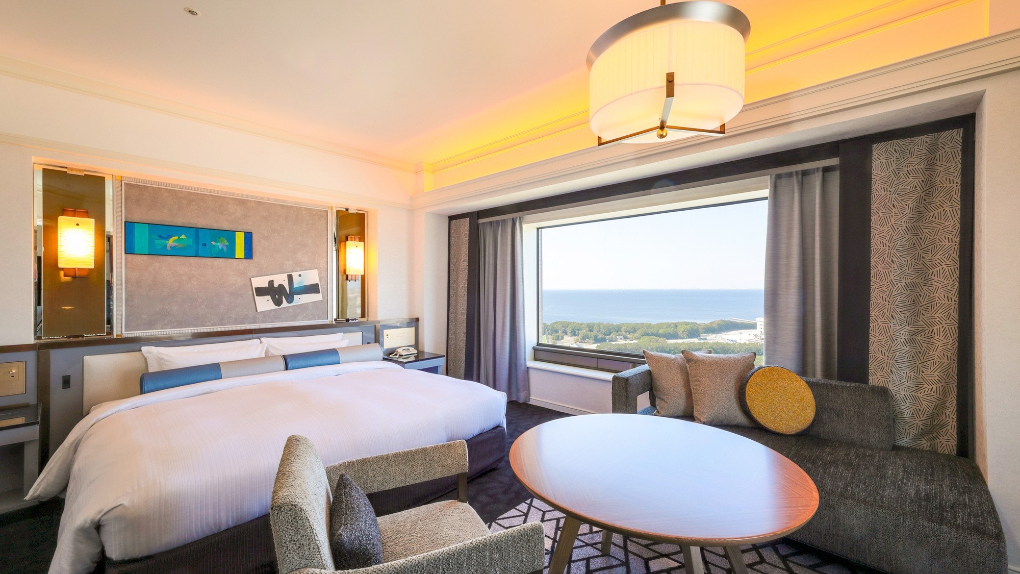 Kamar double sudut superior, 51 meter persegi, lebar tempat tidur 200 cm