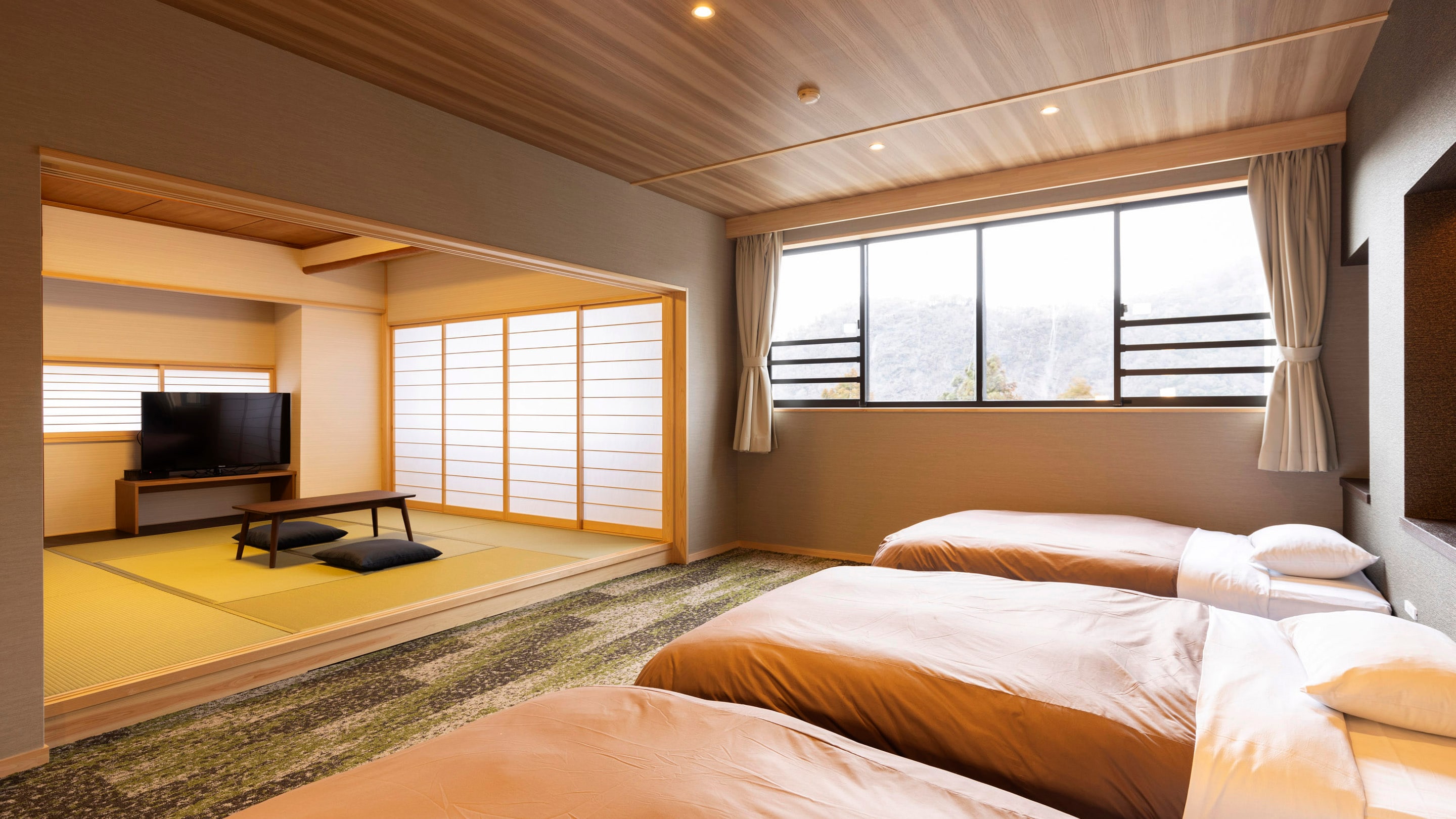 Kamar Triple Superior Jepang-Barat *Contoh kamar tamu
