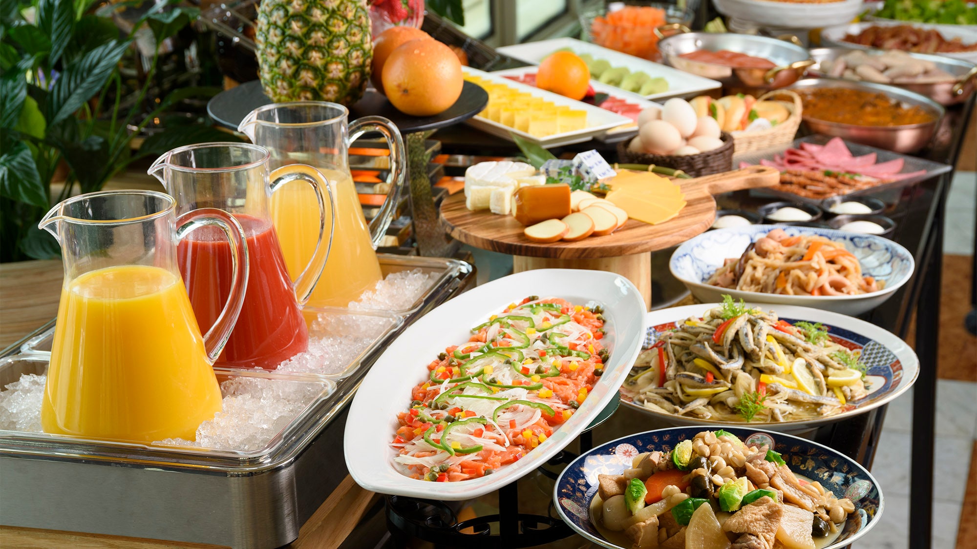 [Breakfast] A lineup where you can enjoy both Japanese and Western dishes, with a focus on "choice"