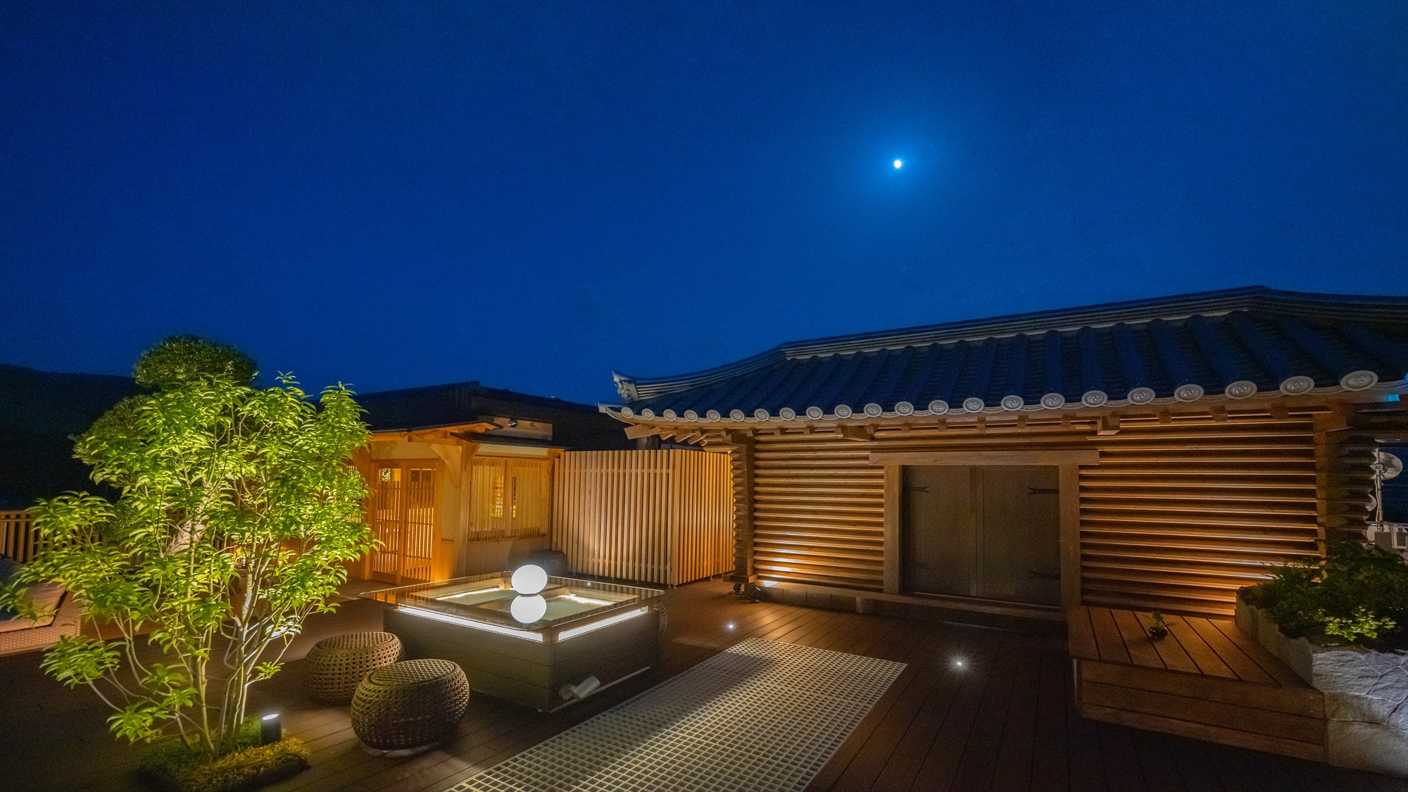 illuminated sky garden