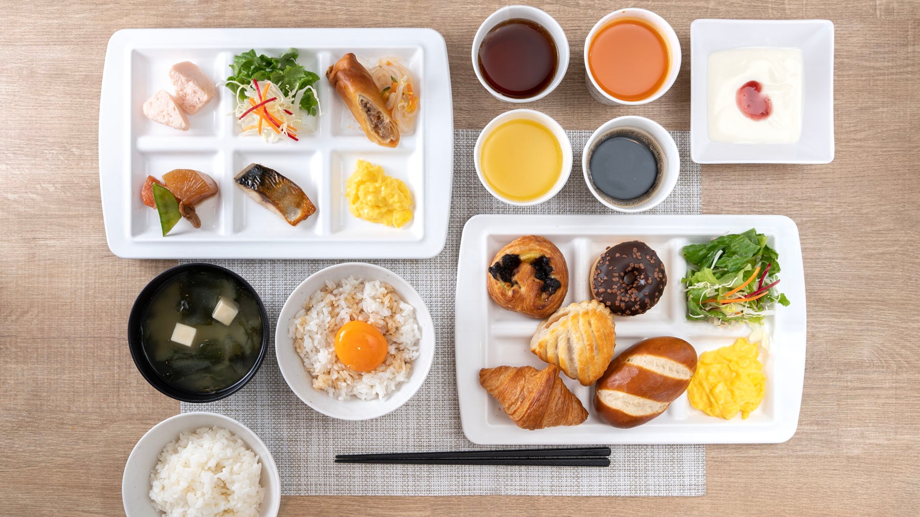 和食派も洋食派もどちらもご堪能いただけます