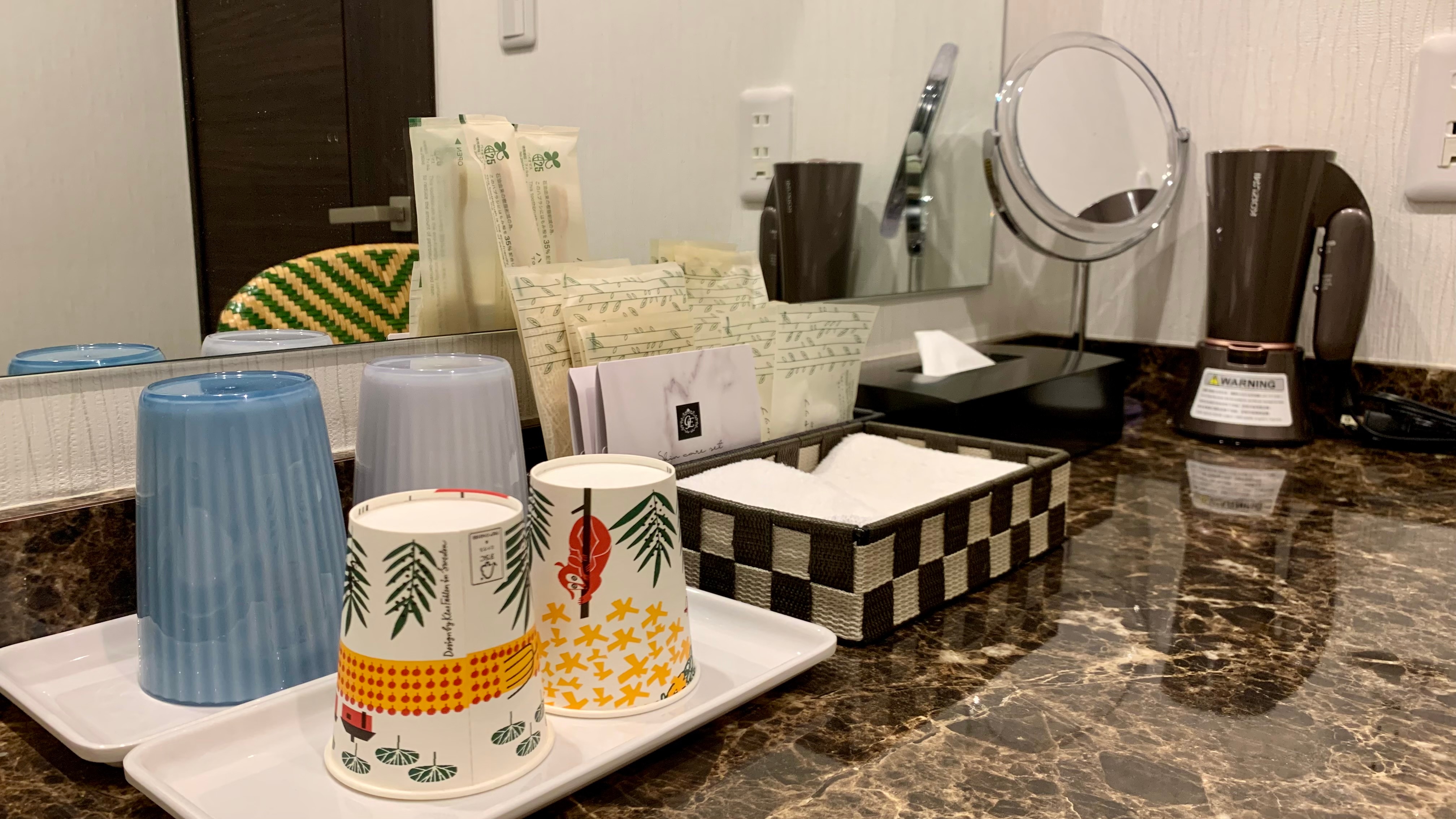washbasin amenities