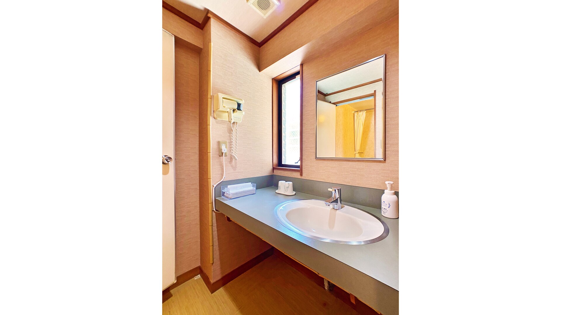 [Japanese-style room 14 tatami mats] Washbasin