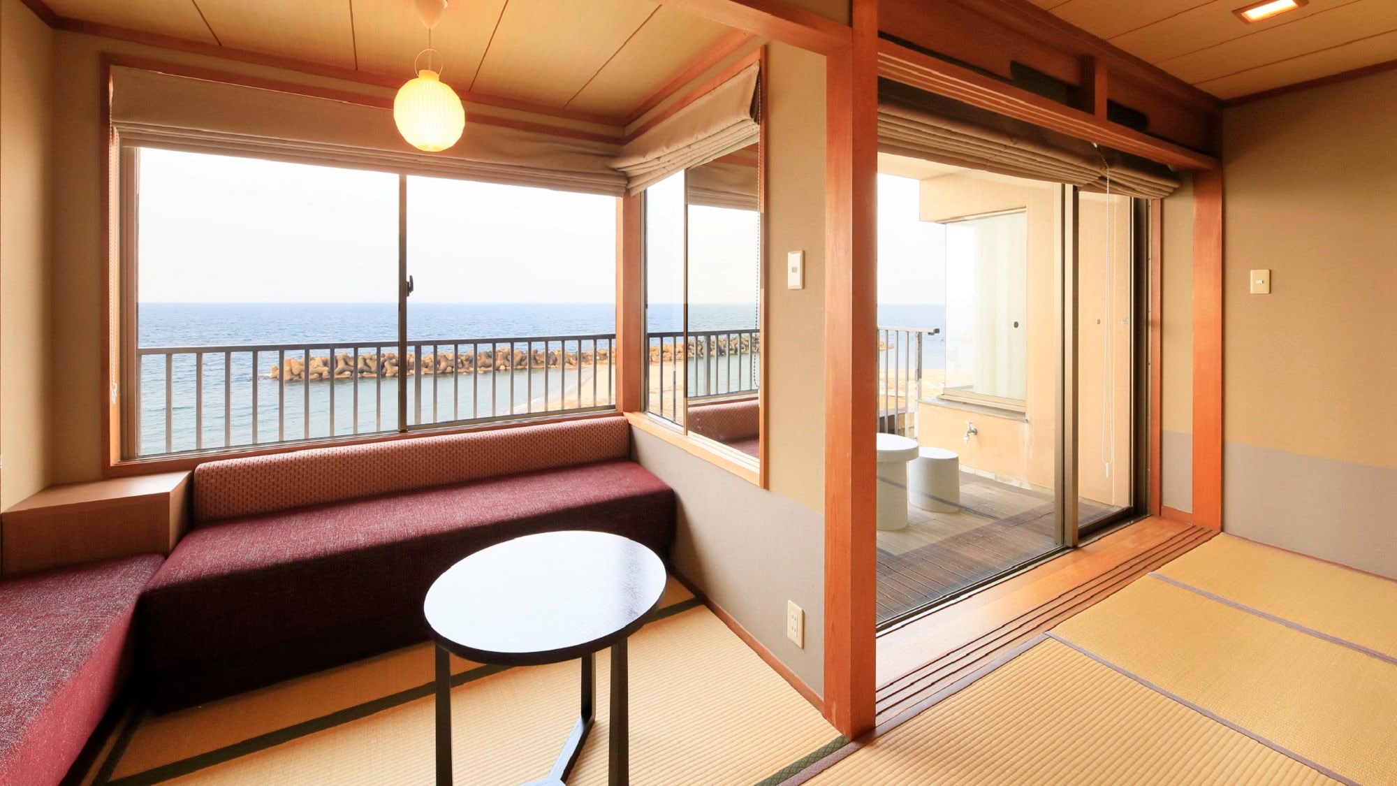 13 tatami Japanese-style room with open-air bath (example)