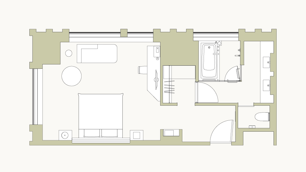 Premier Corner King - Floorplan