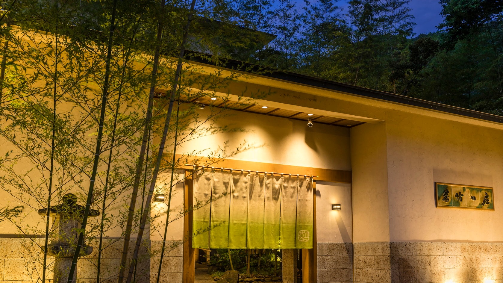 Entrance evening view