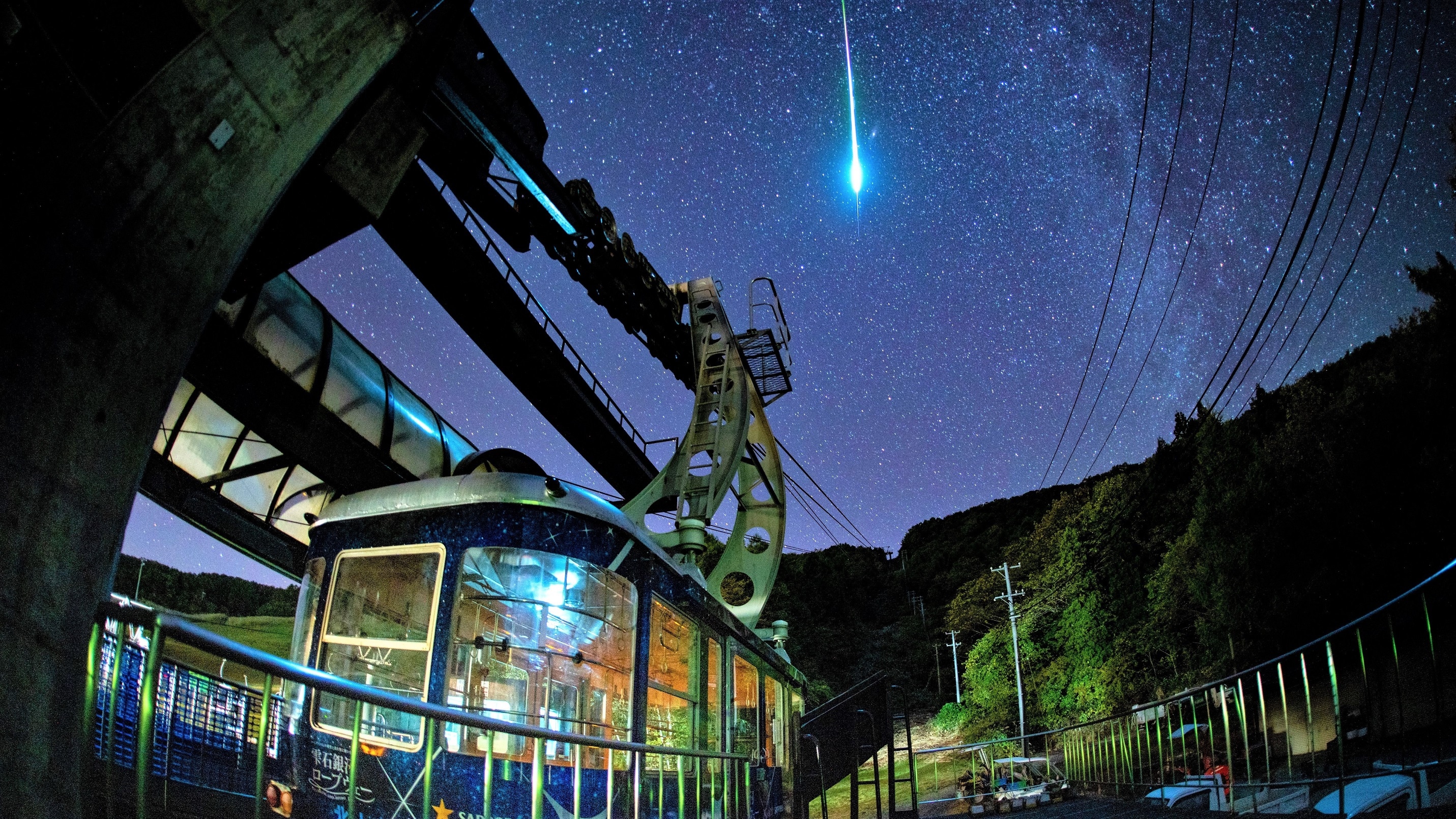 【雫石銀河索道】近距離接觸雫石的星空。感受飯店上空200公尺的星空。