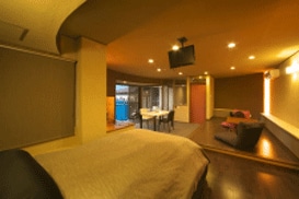 Guest room with open-air bath Tenjin