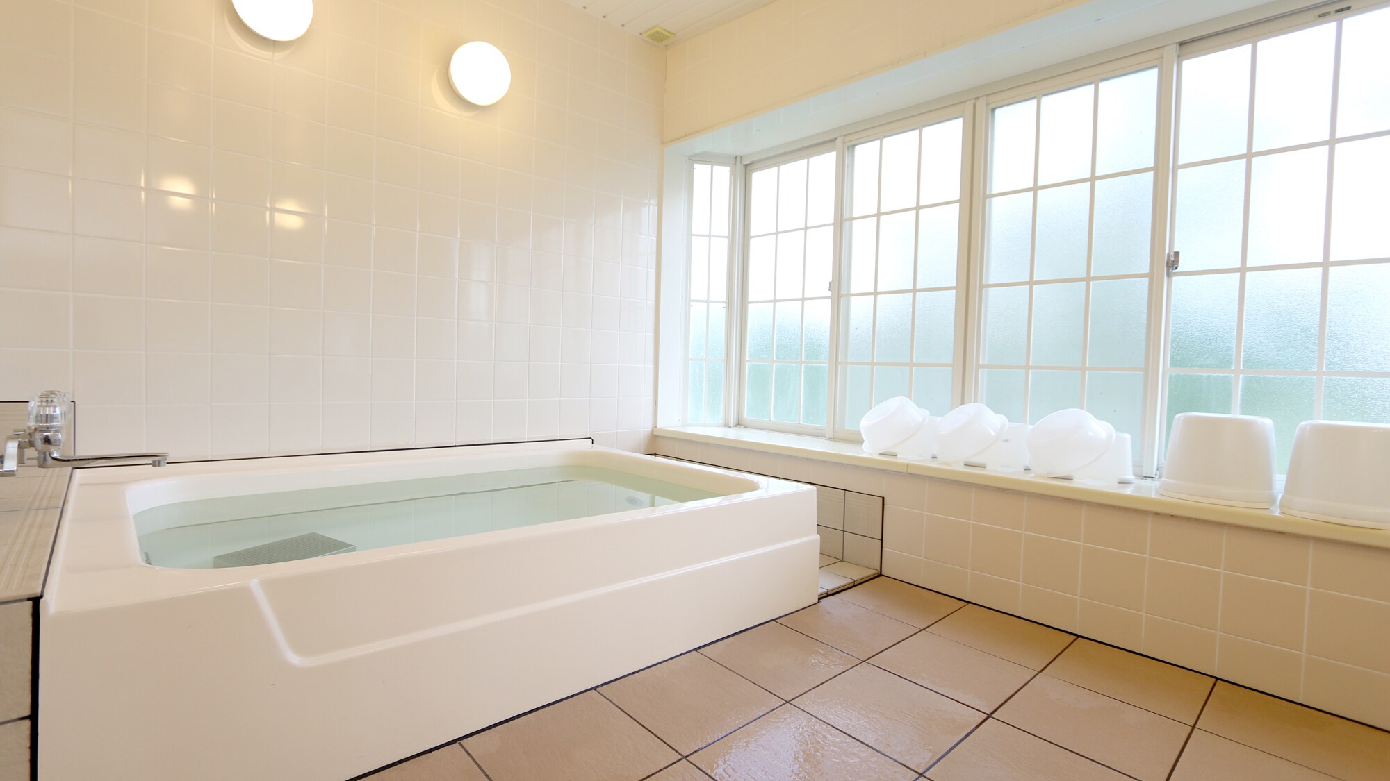 Semi-natural hot spring