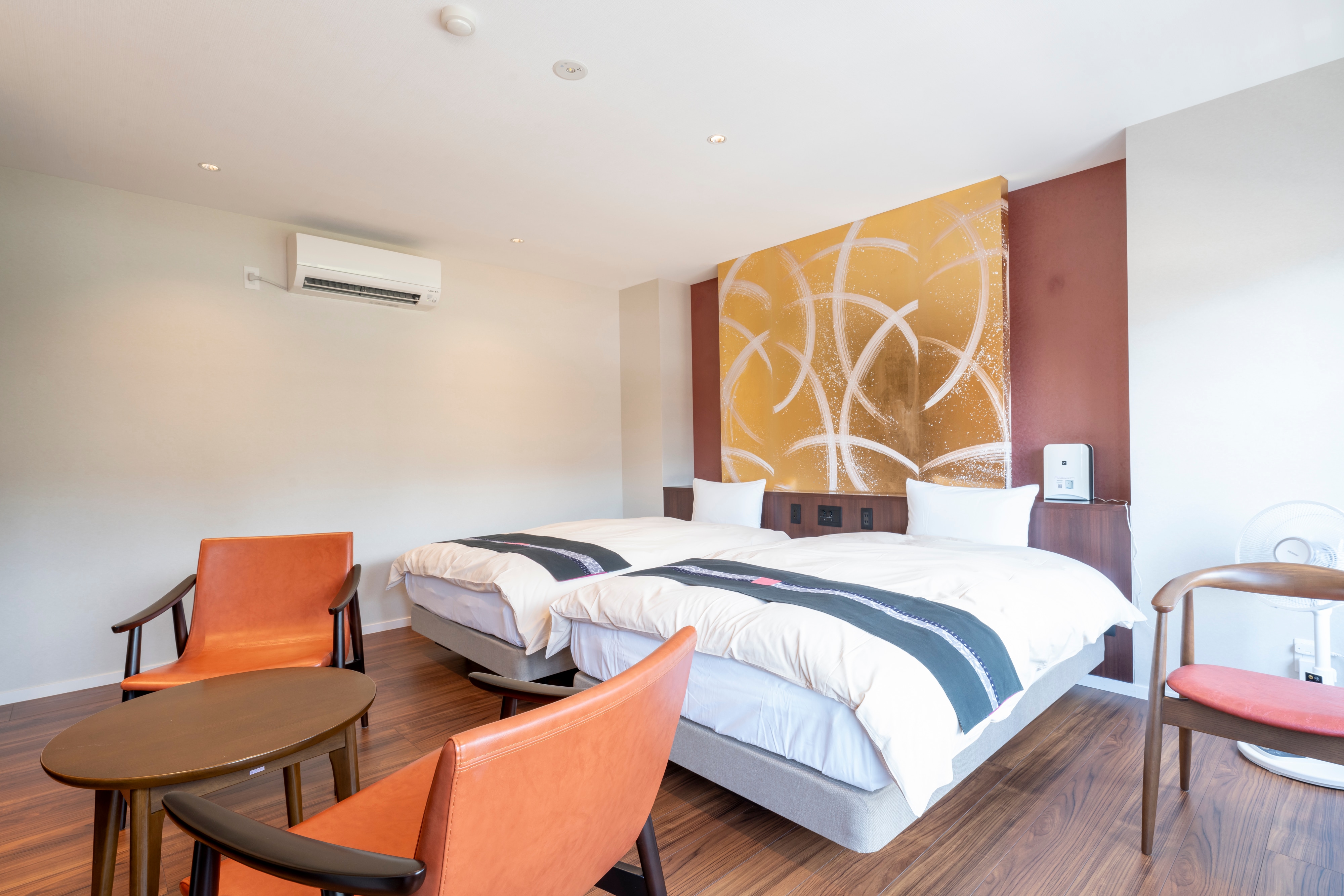 【信濃亭湯之岡】世界聞名的溫泉「真湯」附設西式雙床房