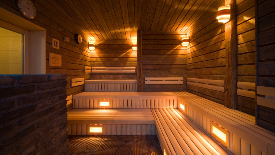 Finnish-style sauna made from old pine [Furano Onsen Shisai no Yu]