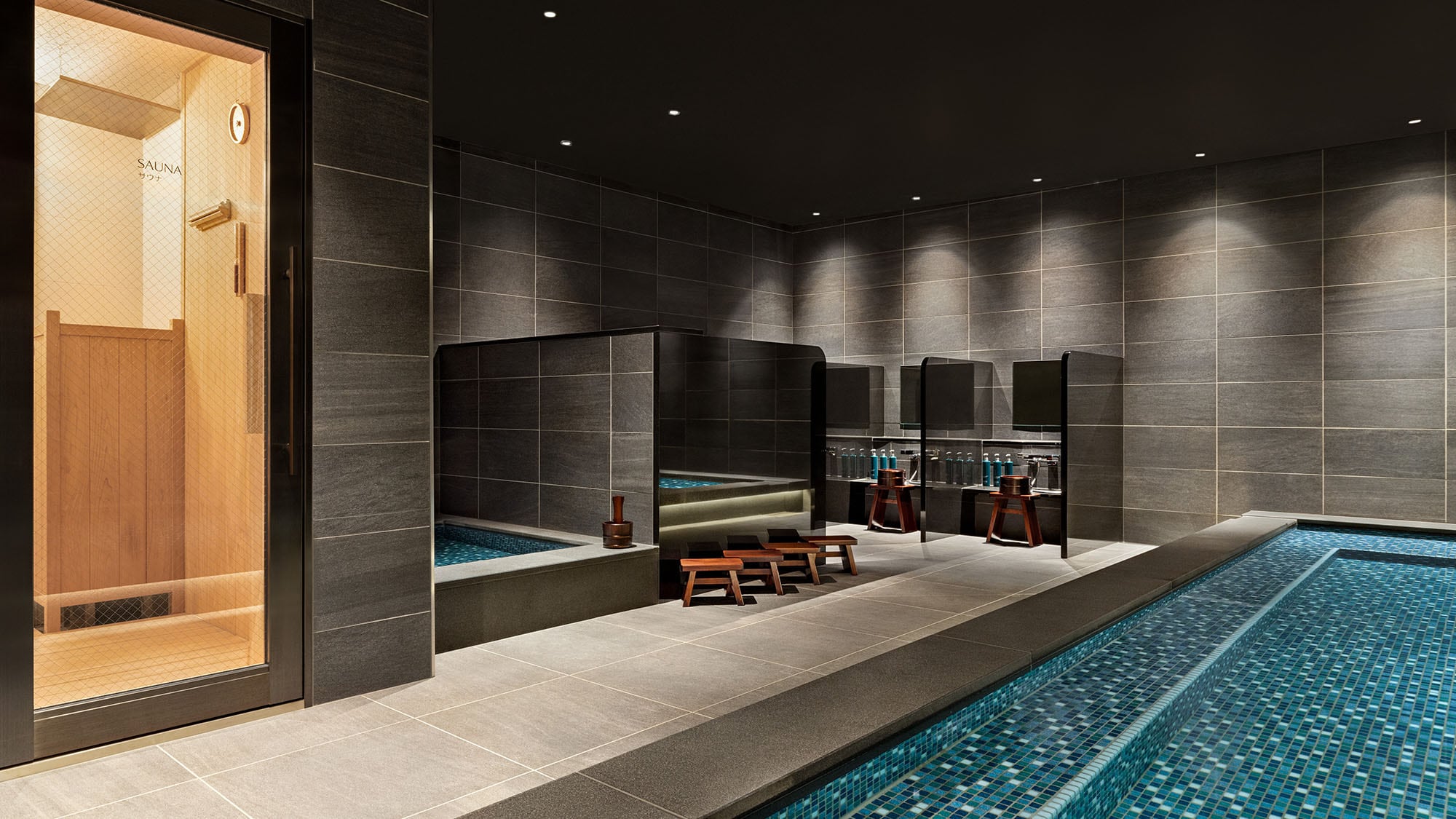 Large communal bath