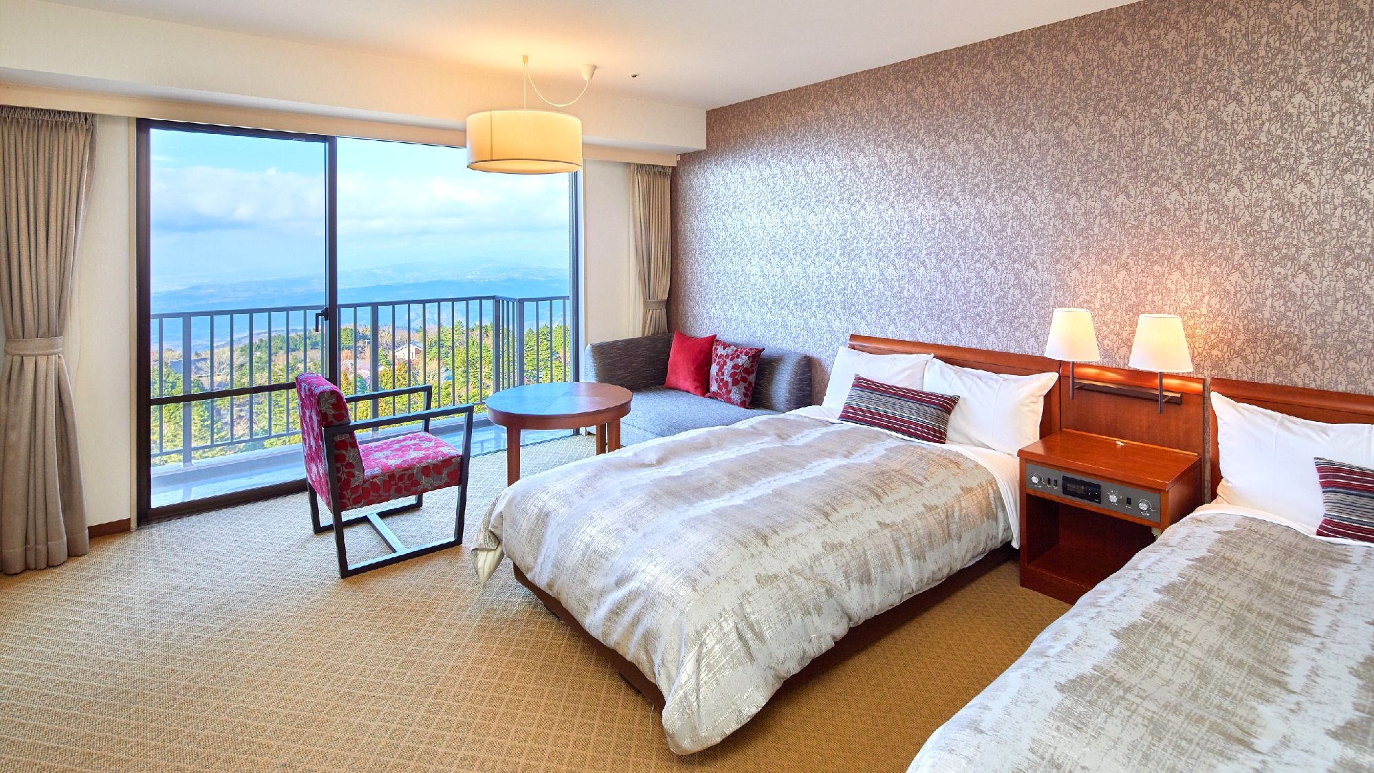 ☆ [Guest Room] Western-style room with a magnificent view of Mt. Fuji and the Amagi mountain range (example)