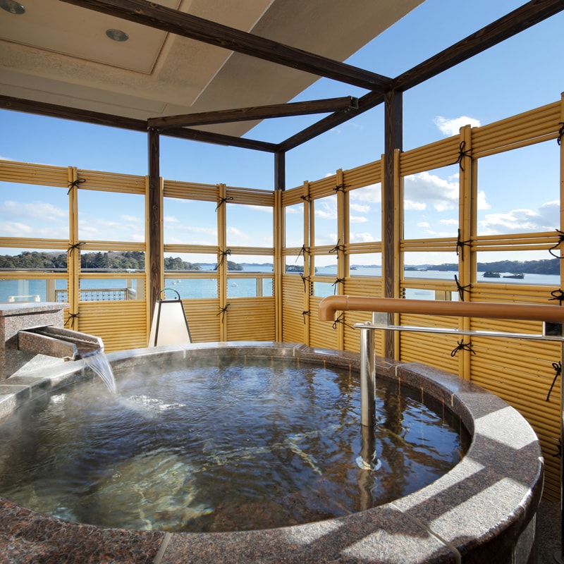 Guest room with open-air bath Basho-tei "Matsu no Ma" open-air bath