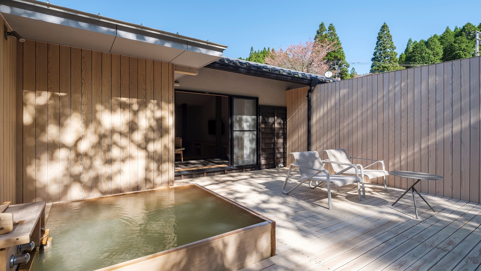 【本館】日西合璧客房A(附露天浴池) ※無室內浴池/露台淋浴間(例)