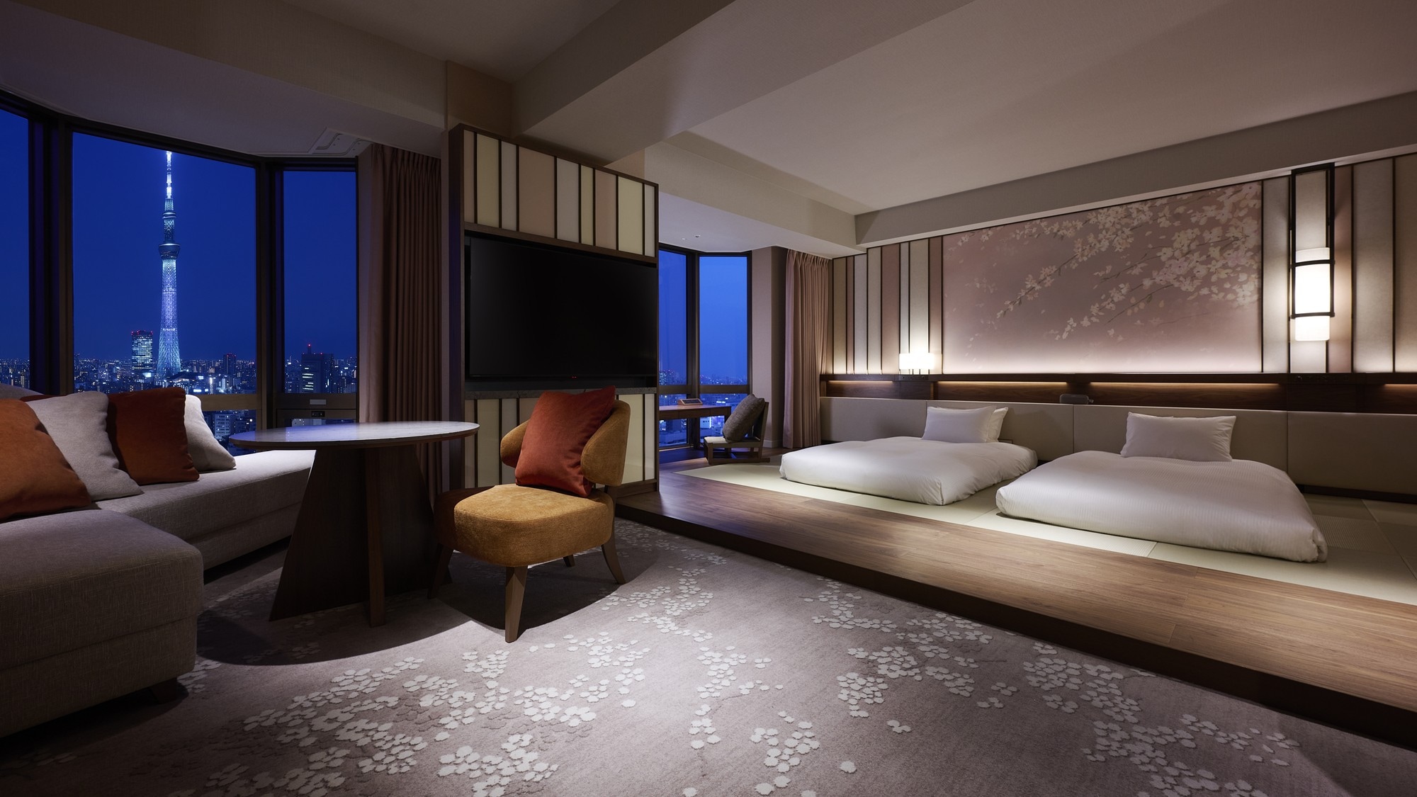 이그제큐티브 주니어 스위트 46.8㎡ (스카이트리 쪽)