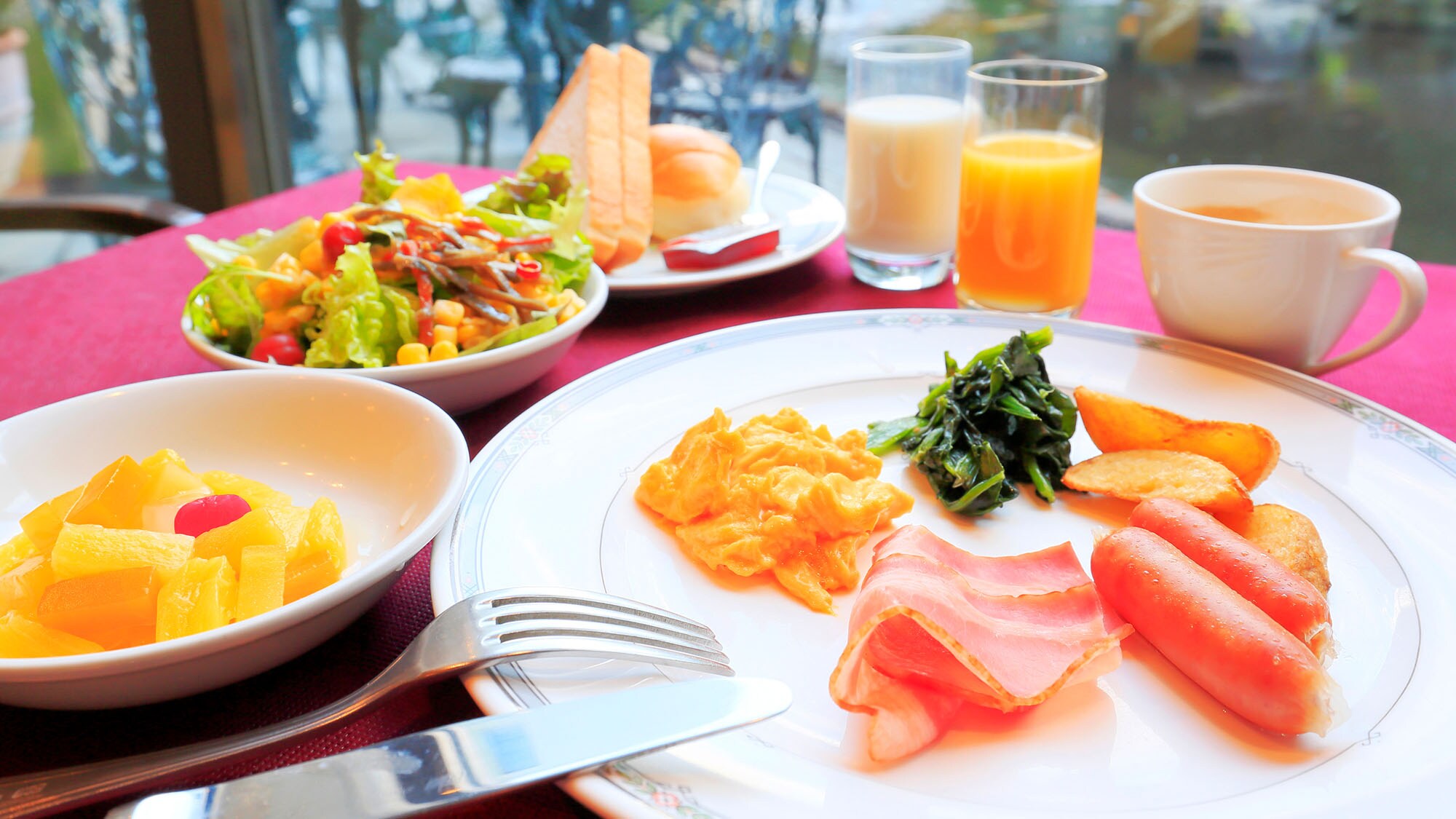 【อาหารเช้าบุฟเฟ่ต์】
