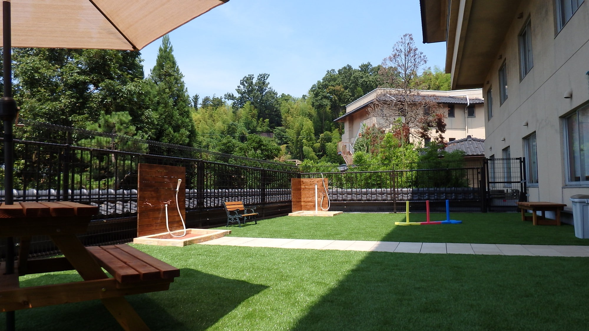 Outdoor dog run