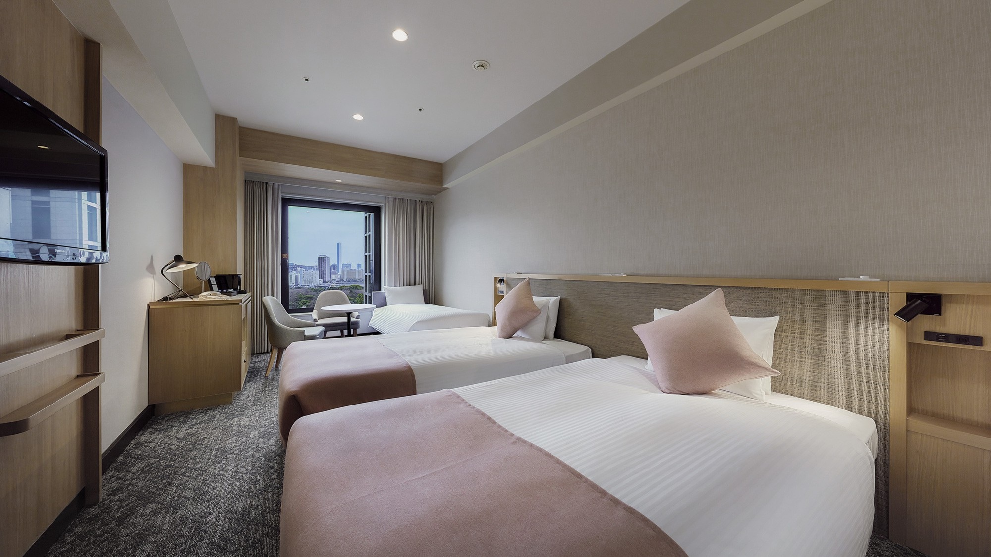 Deluxe Twin (3 people with sofa)