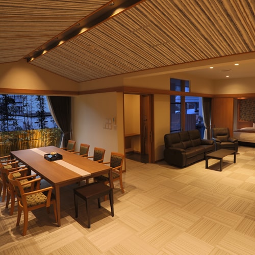 * [Annex 1F reserved special room "Taiko"] There is only one room on one floor of the largest 140 square meters.
