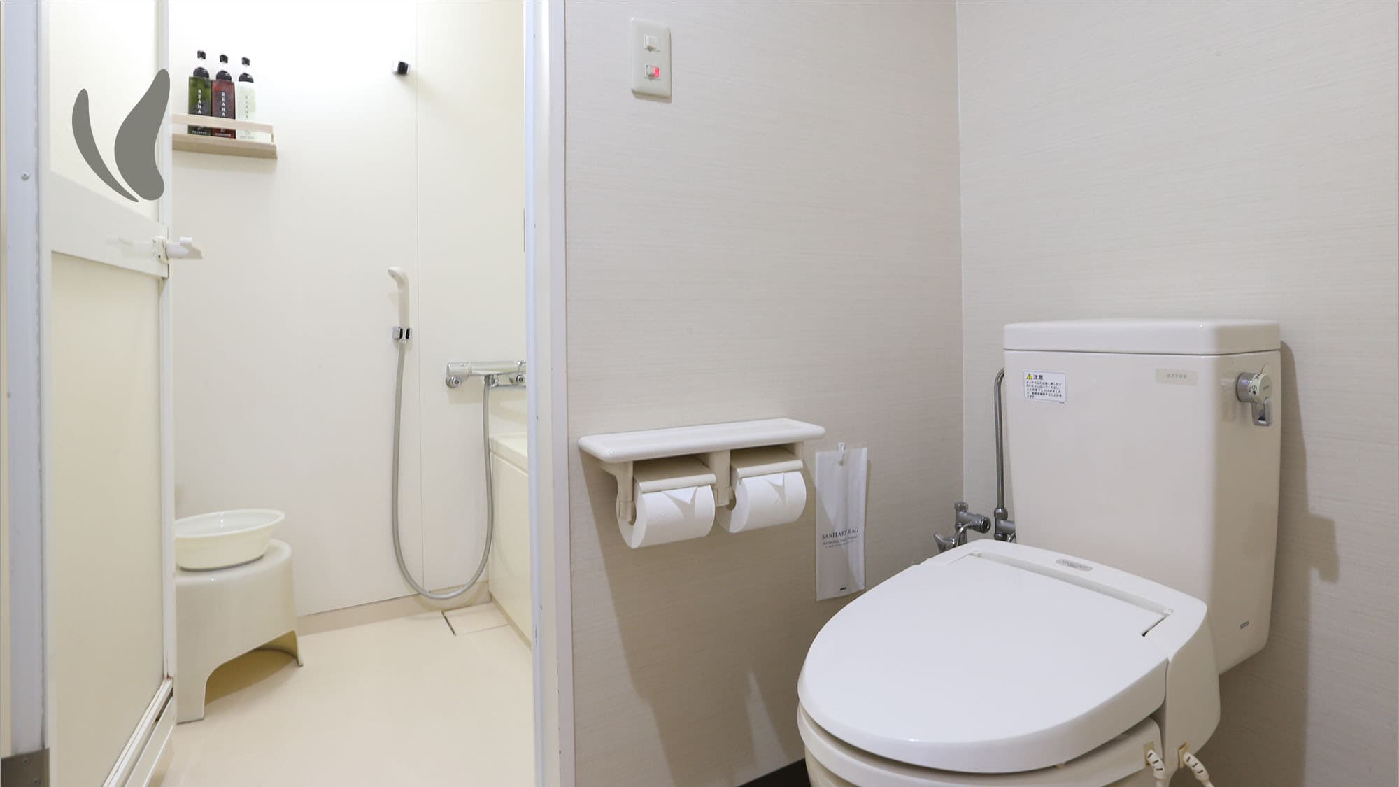 The annex twin is a separate type (separate bath and toilet). * Some twins are unit baths.