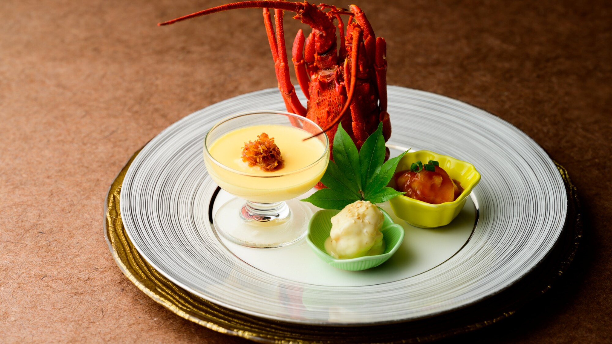 Dinner / Three kinds of spiny lobster