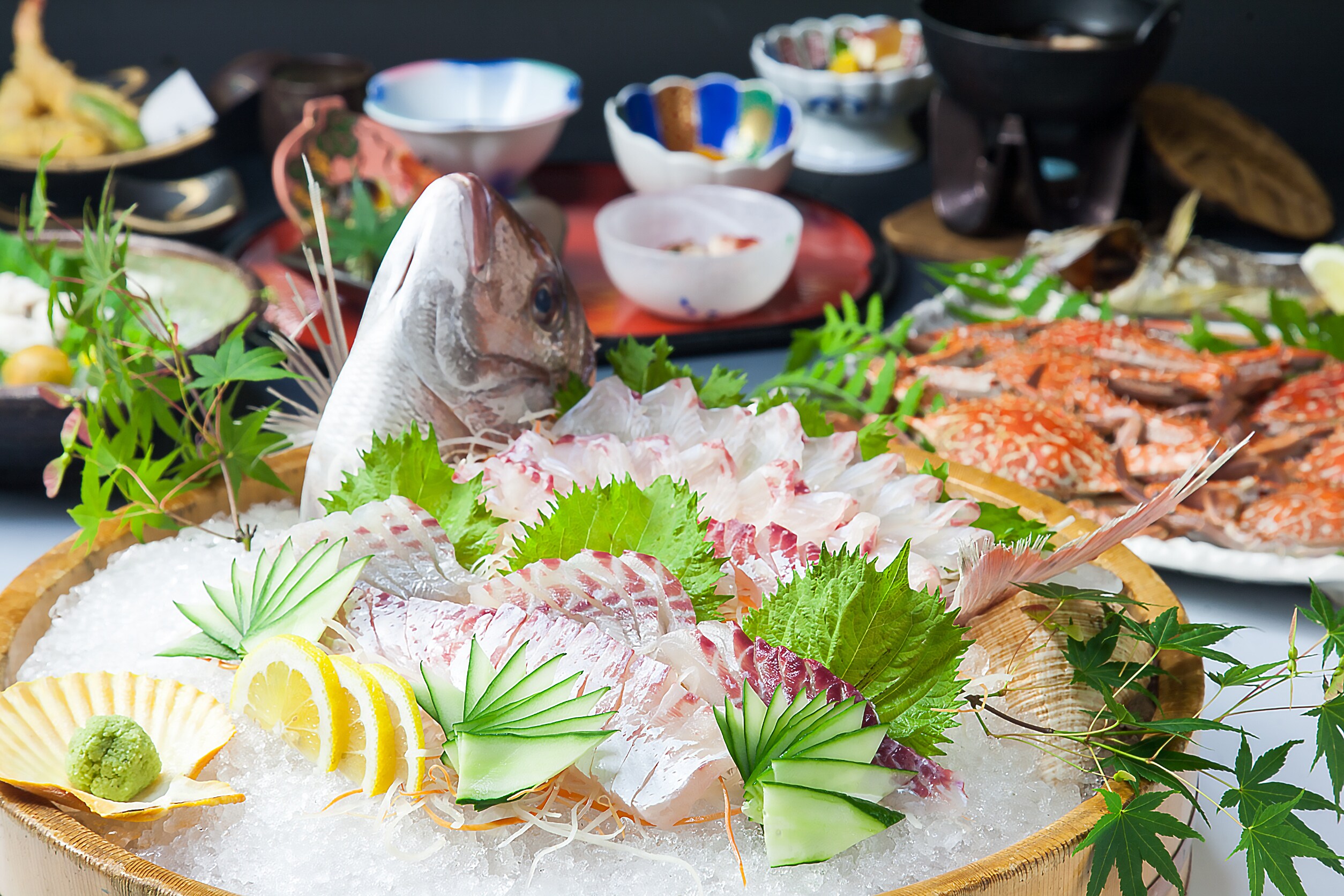 Example of a dish: Sashimi