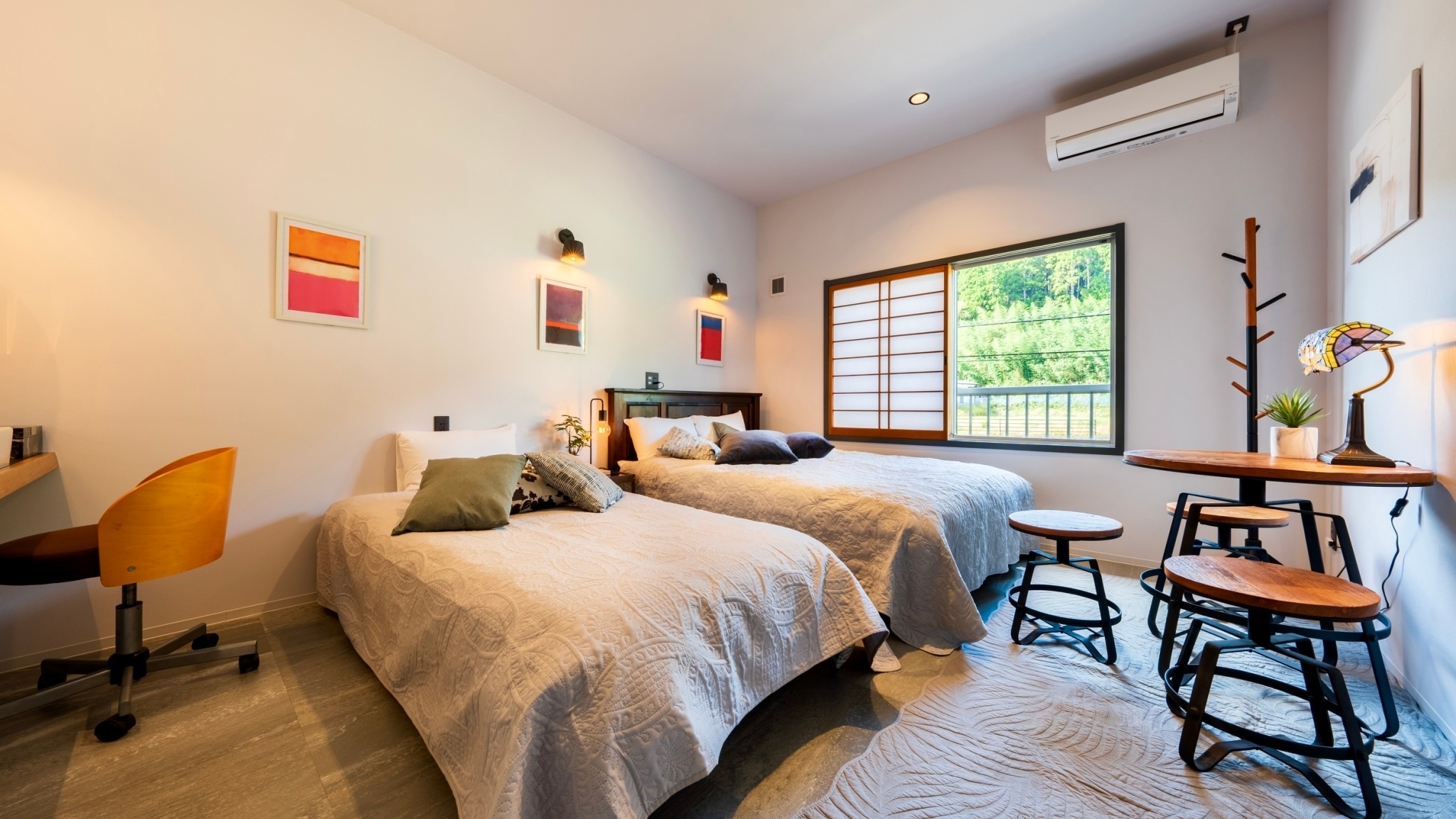 [Western-style building] Room 1: Western-style room/Double x 1 bed, Single x 1 bed