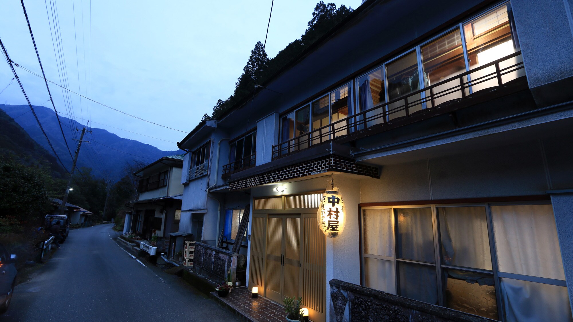 位于十津川村僻静处的温泉民宿“中村屋”