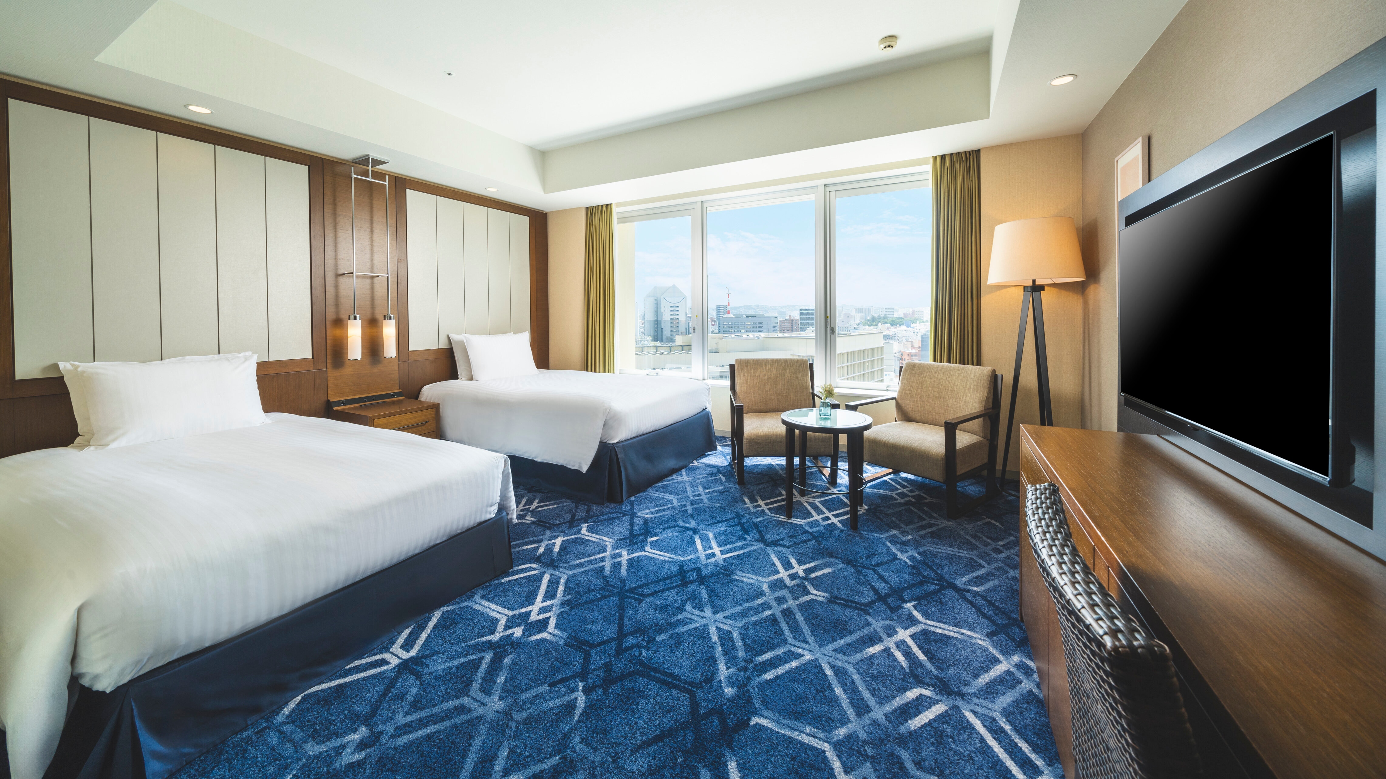[Renovated room] Premier City View Twin (35 square meters / 11th to 13th floors) Eligible for premium benefits.