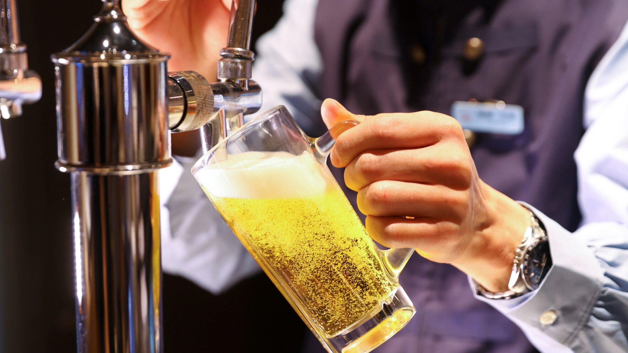 我們有生啤酒！