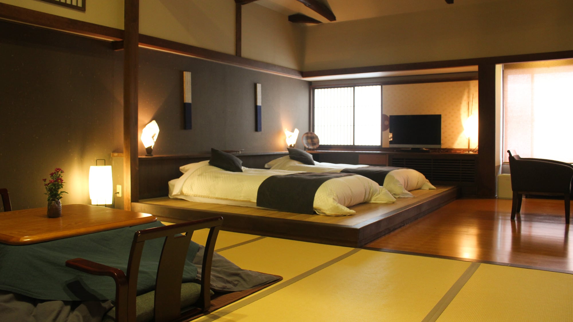 [Izumiyutei / Kiri] Japanese-style room + Japanese-style bedroom + wide rim <No smoking>