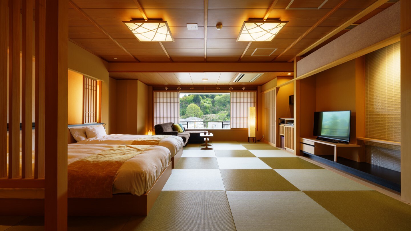 [GENJI Kaori] Japanese-Western style room with view bath (non-smoking)