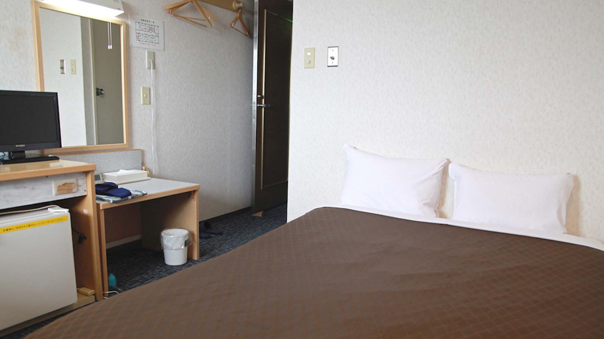 ・[Kamar Single Deluxe] Tempat tidurnya luas dan berukuran tempat tidur ganda!